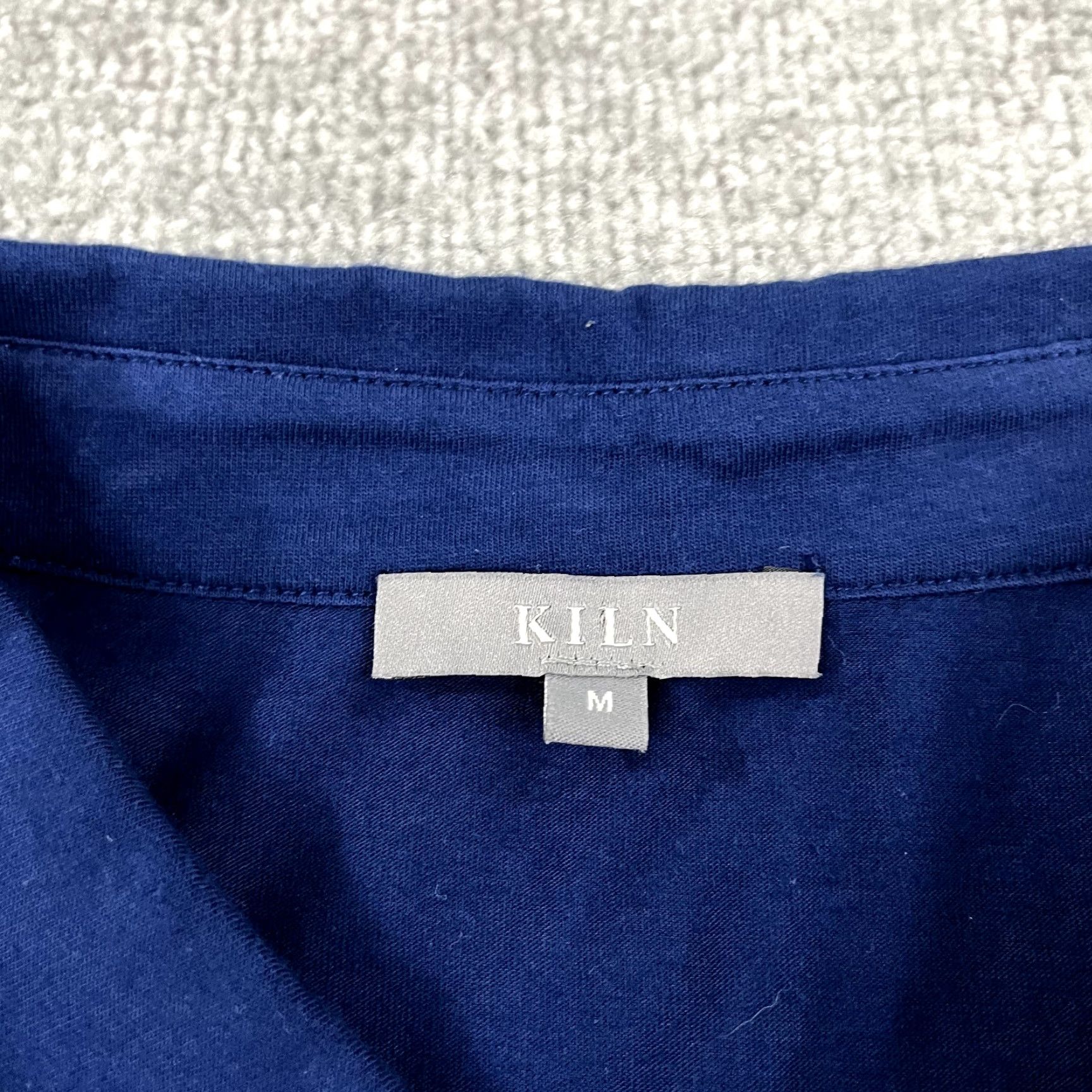 Vintage KILN Polo Shirt Mens Medium Blue 100% Cotton Premium USA Made Apparel Golf Preppy Classic Size US M / EU 48-50 / 2 - 2 Thumbnail