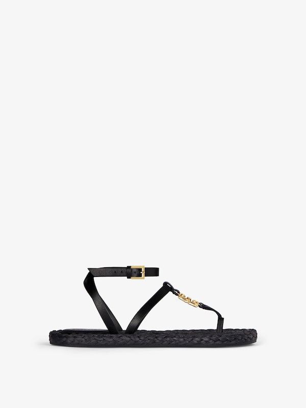 Givenchy o1w1db10126 Sandals in Black Size US 6 / IT 36 - 1 Thumbnail