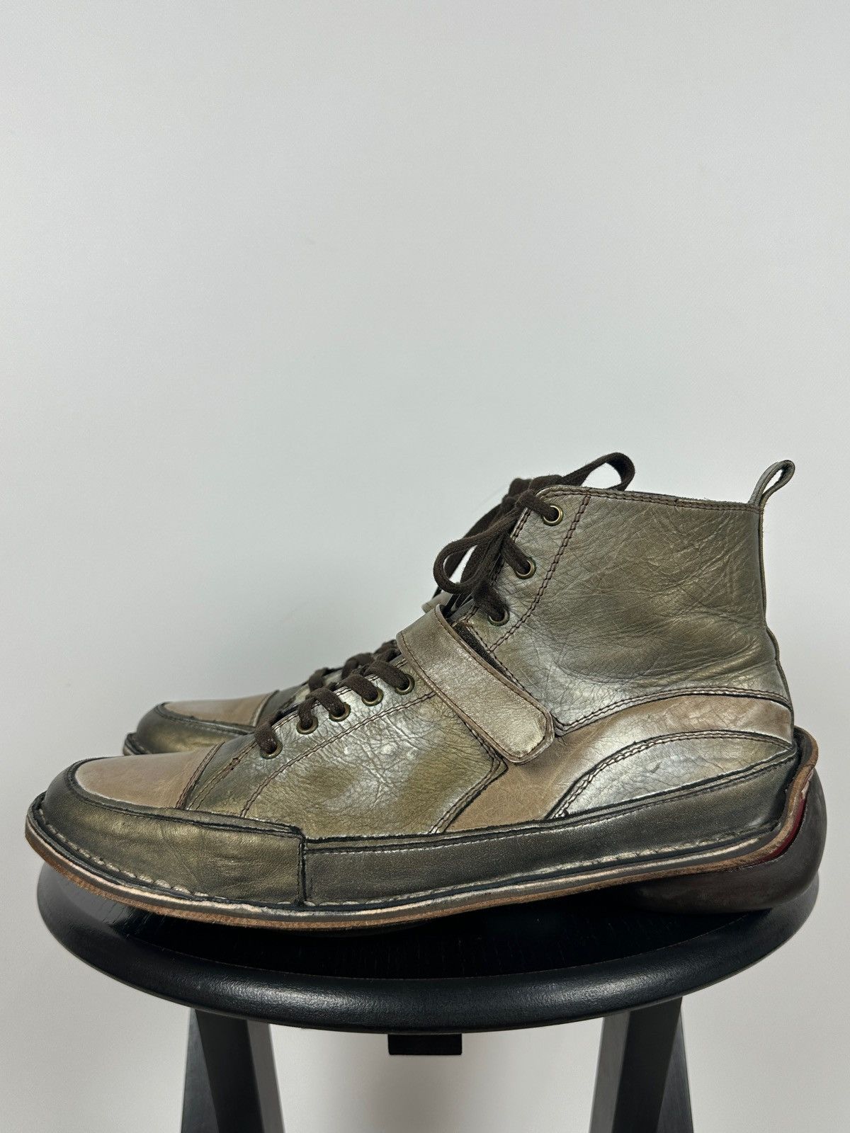 Marithe + Francois Girbaud 00s Vintage Marithé + François Girbaud High Top Sneakers Size US 8 / EU 41 - 4 Thumbnail
