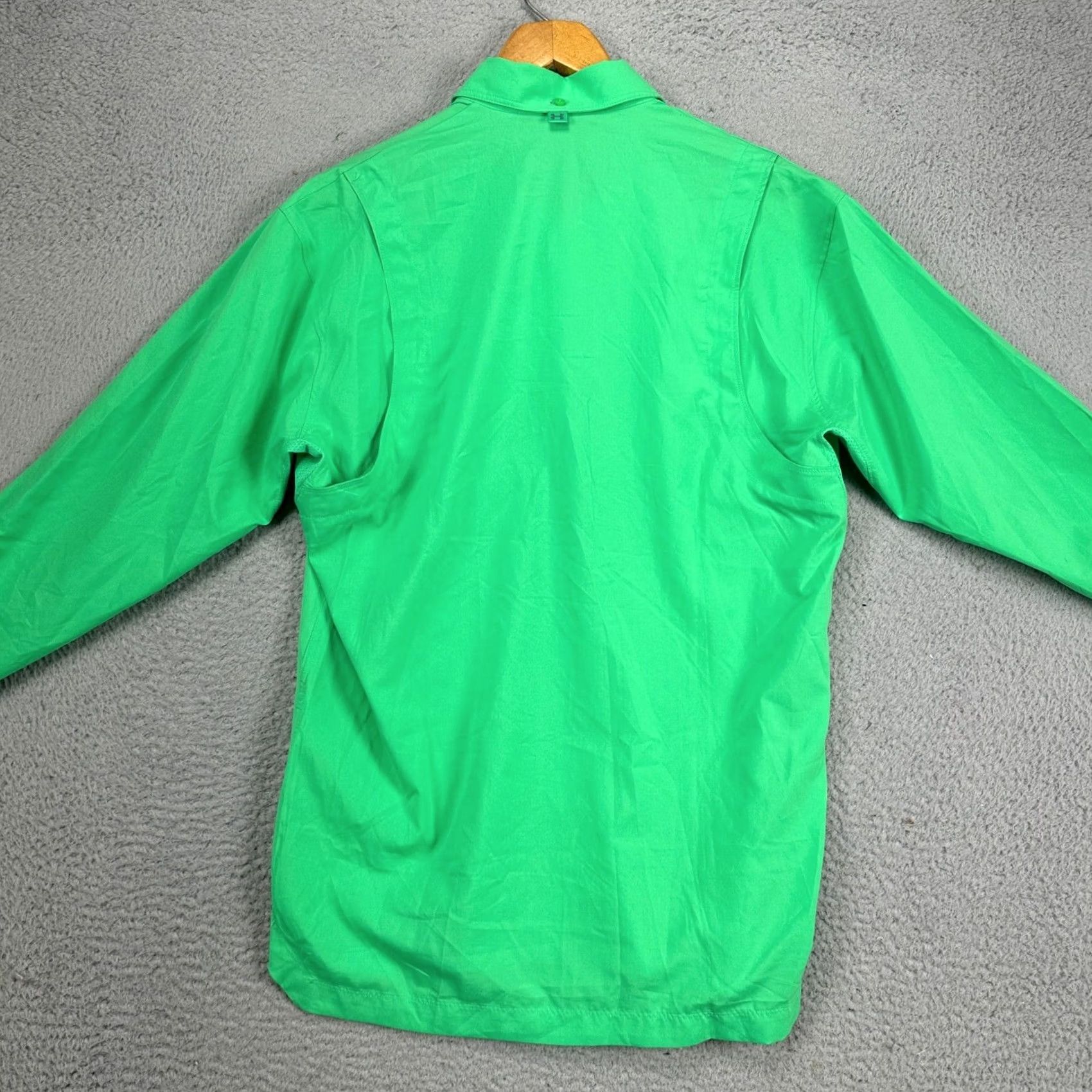 Under Armour Under Armour Tide Chaser Mens Fishing Shirt Small Green Button Up Pocket Logo Shirt Size US S / EU 44-46 / 1 - 4 Thumbnail