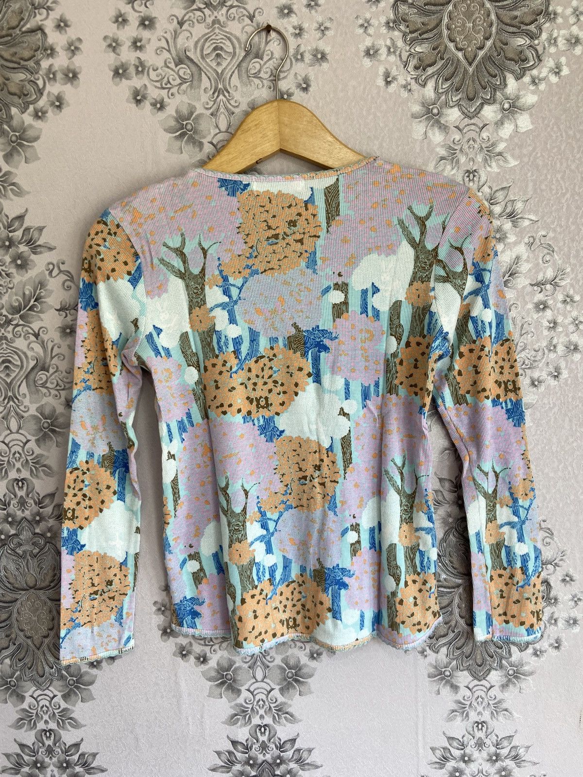Issey Miyake Ne-Net By Issey Miyake Tree Pattern Long Sleeve Size US M / EU 48-50 / 2 - 8 Thumbnail