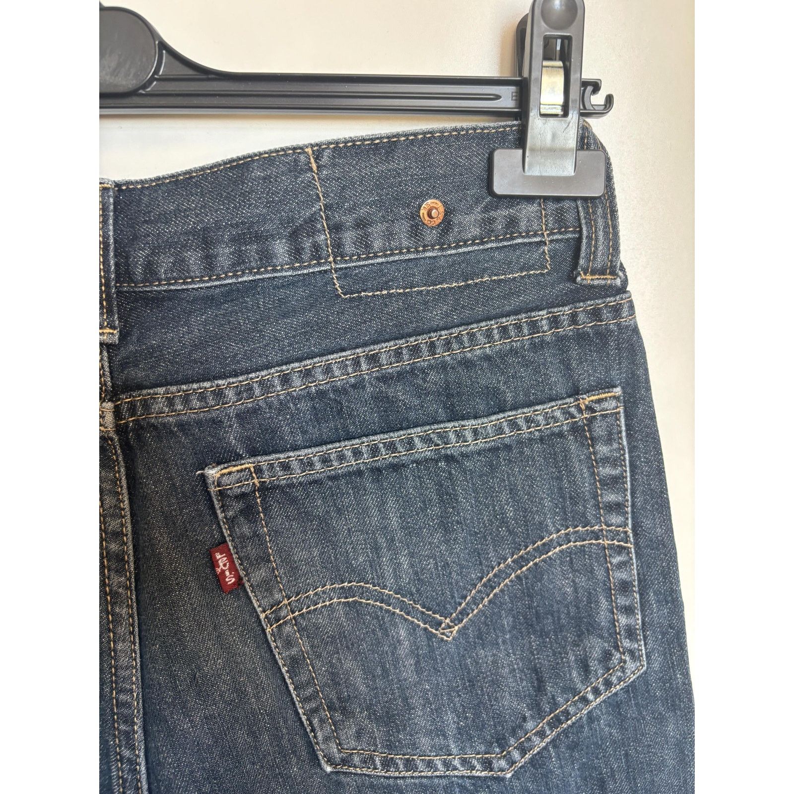 Levi's Levi's W30 Double Red Tab Y2K Cut-Off Capri Denim Shorts Size US 30 / EU 46 - 8 Thumbnail