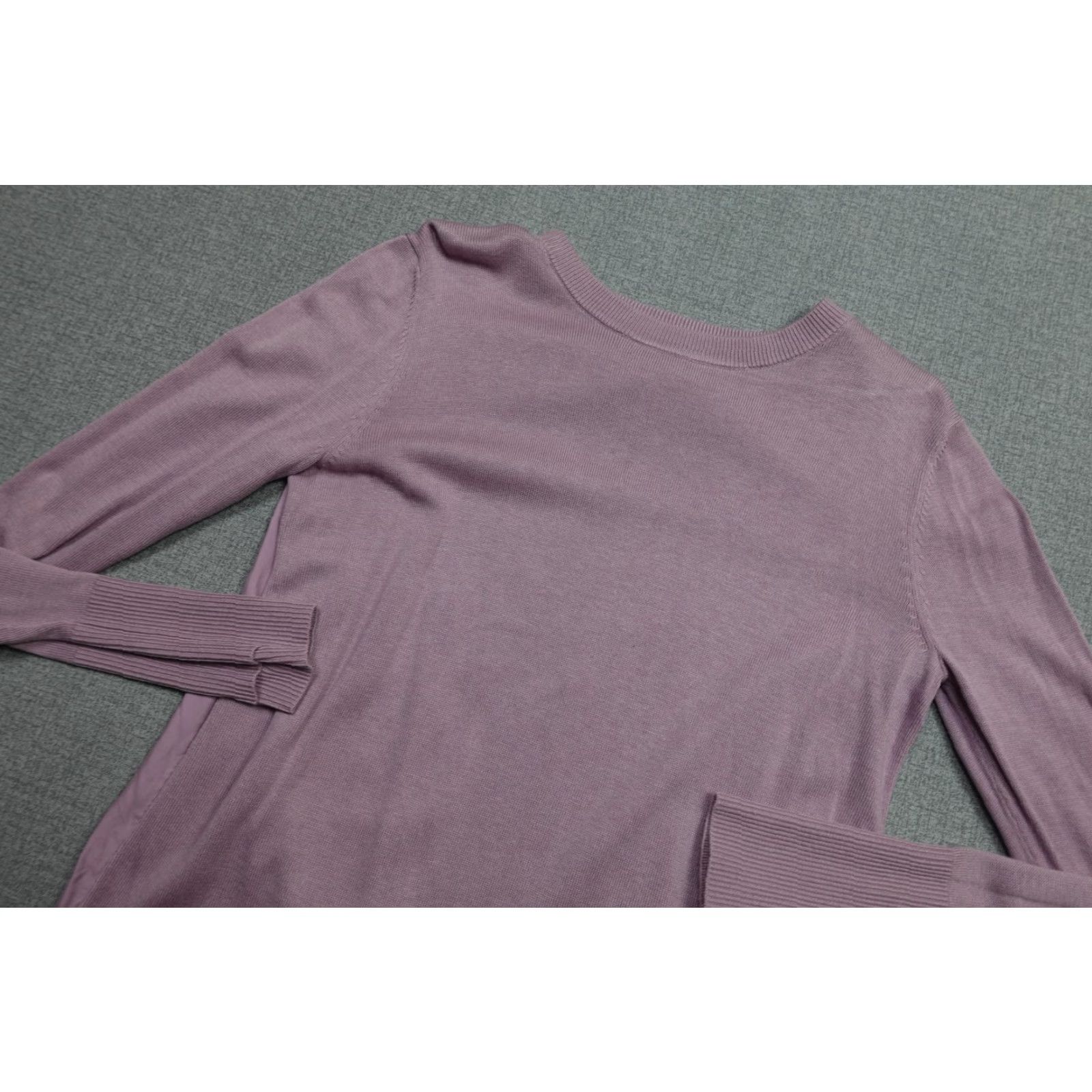 Lululemon Lululemon Knit Sweater Womens Medium Purple Long Sleeve Open Back Draped Soft Size M / US 6-8 / IT 42-44 - 2 Thumbnail