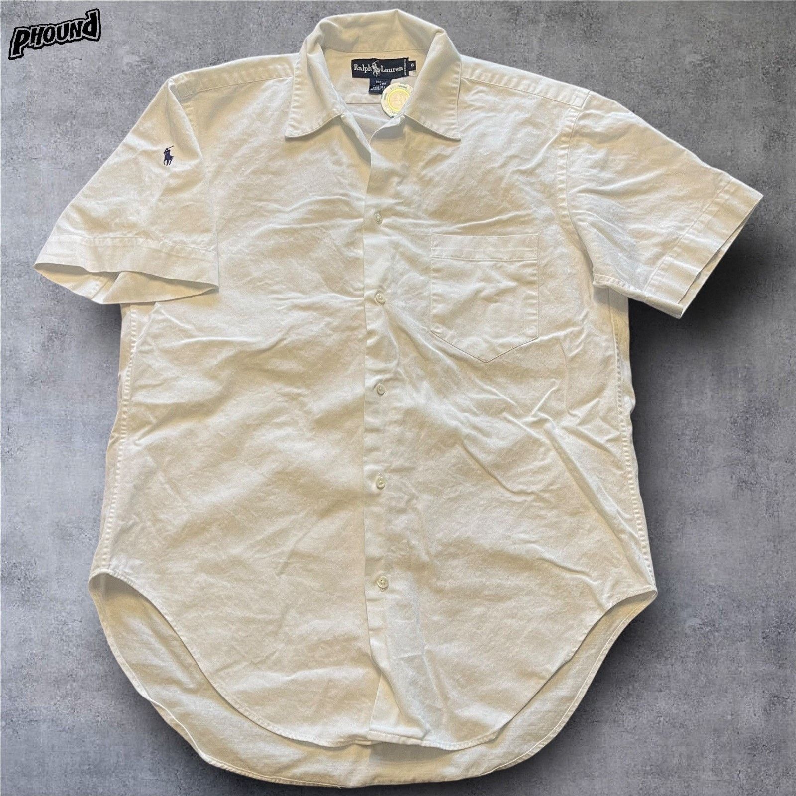 Polo Ralph Lauren VTG Polo Ralph Lauren Shirt Unisex 6 Loop Collar Short Slve Size US M / EU 48-50 / 2 - 1 Thumbnail