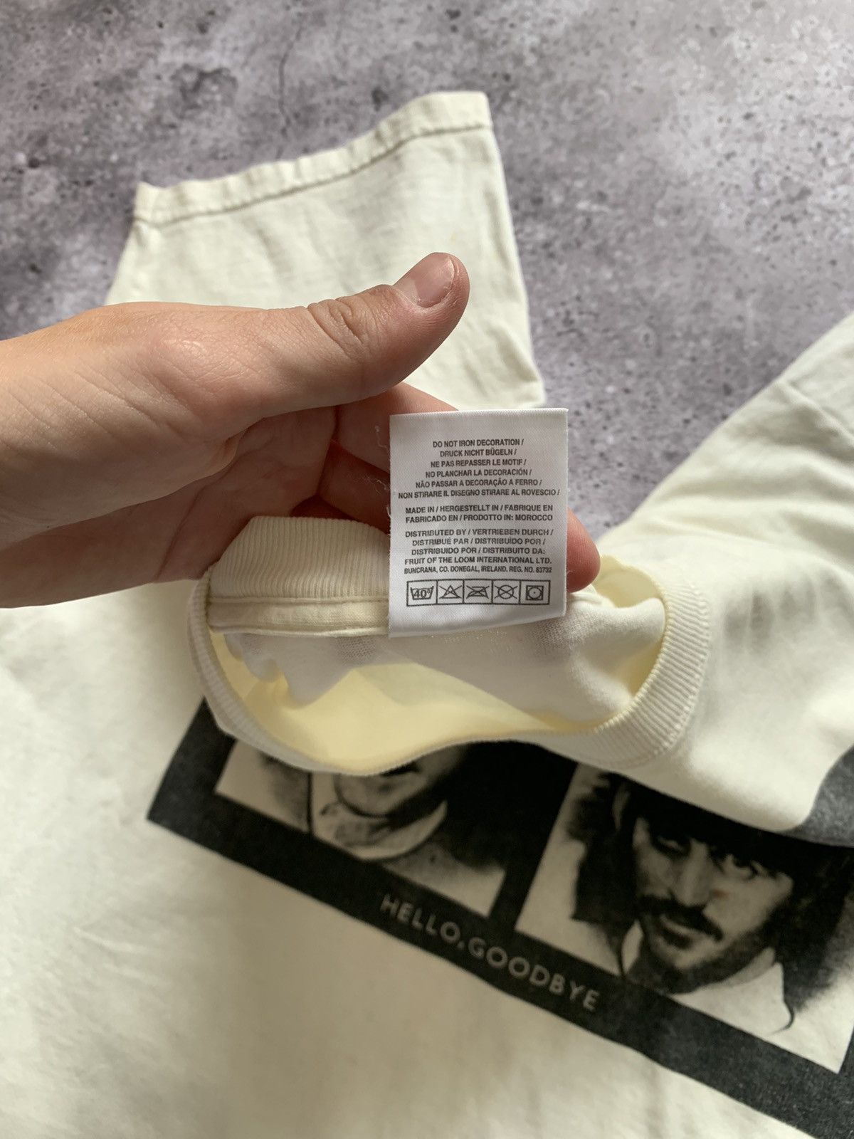 Band Tees × Vintage 🔥VINTAGE THE BEATLES 90s HELLO , GOODBYE TEE Size US L / EU 52-54 / 3 - 11 Thumbnail