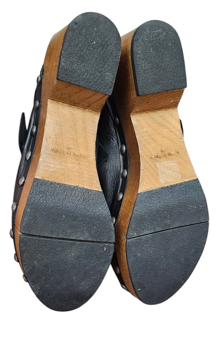 Free People Free People Culver City Clog Black Leather Studs EU 40 US 10 Size US 10 / IT 40 - 9 Thumbnail