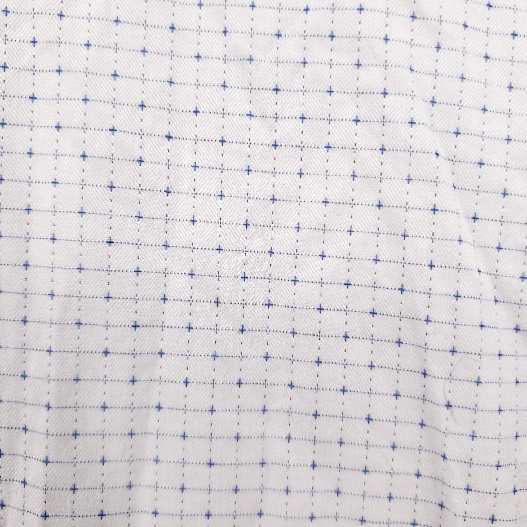 BUGATCHI Bugatchi Dress Shirt Mens 15.5 39 White Super Fine Stretch Cotton Button Up Shirt Dress Shirt Mens White Stretch Cotton Button Up Modern Mens Size 42R - 3 Thumbnail