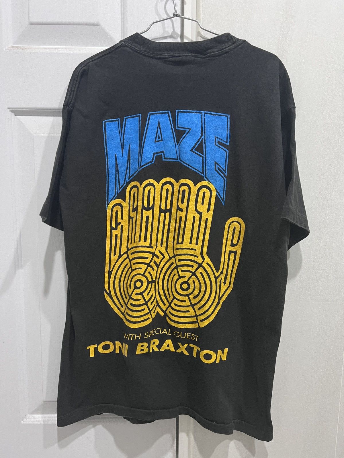 Rap Tees VTG 90s Maze Frankie Beverly Toni Braxton Tour R&B Soul Funk Size US L / EU 52-54 / 3 - 3 Thumbnail