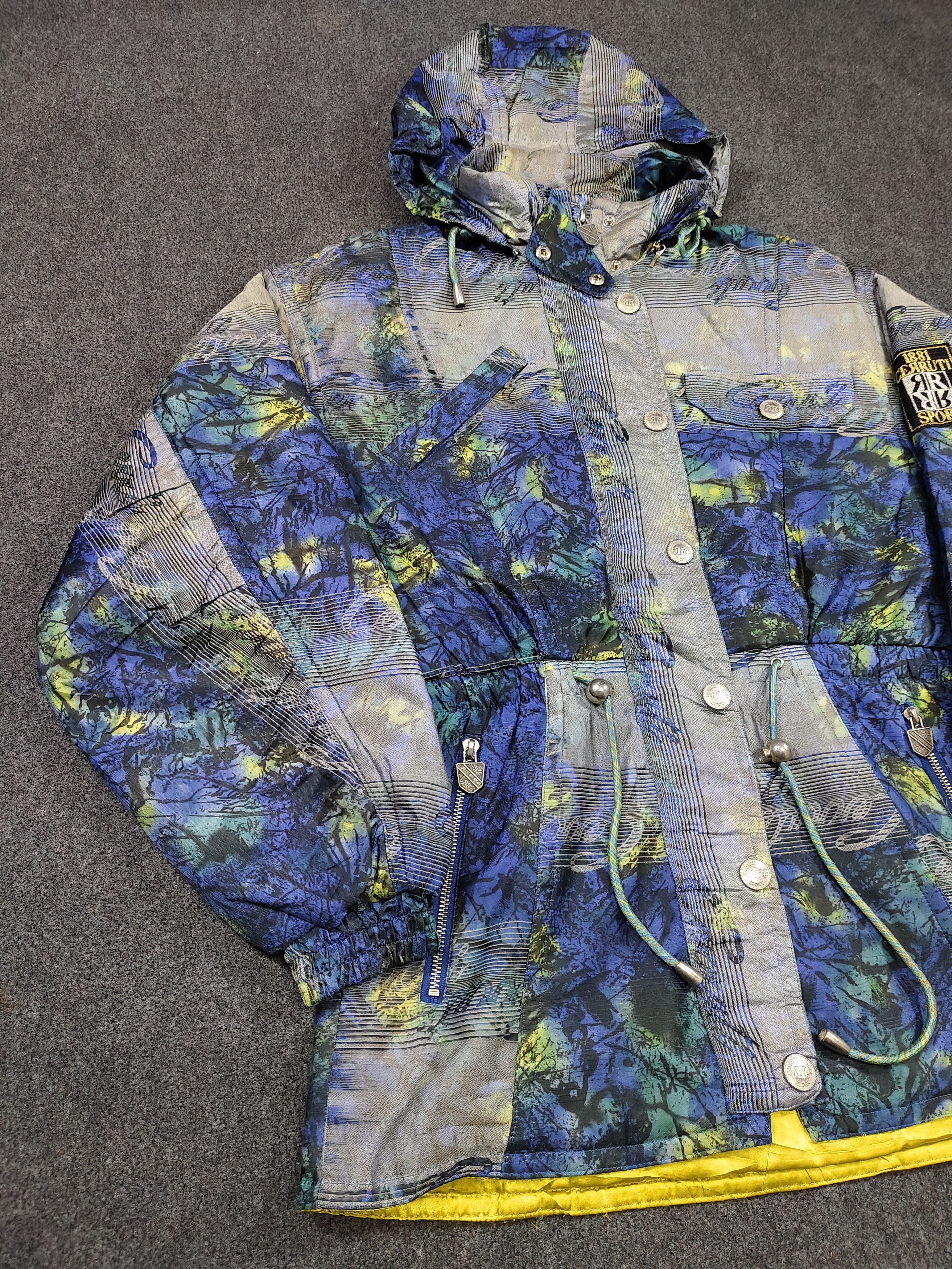 Cerruti 1881 90s Cerruti 1881 Sport Abstrac Art Graphic Parka Jacket Size US M / EU 48-50 / 2 - 5 Thumbnail