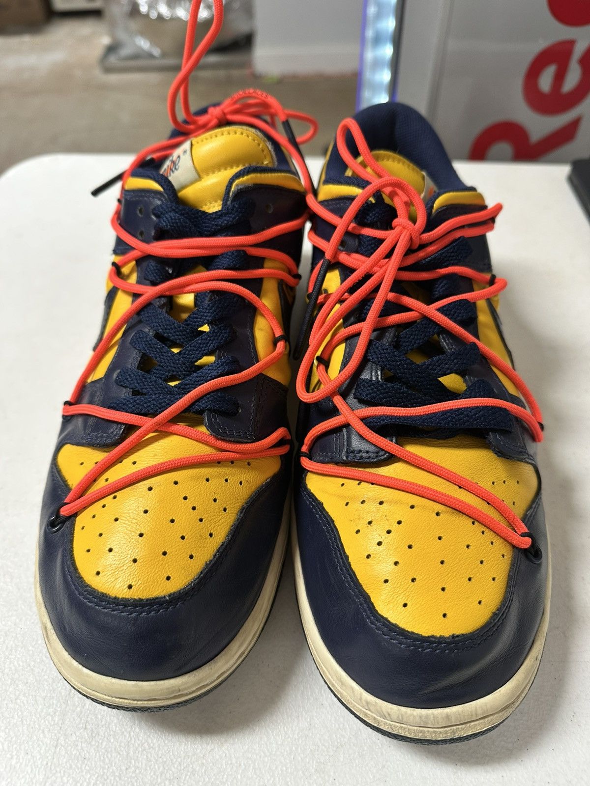 Nike × Off-White Nike dunk low offwhite university gold Size US 11 / EU 44 - 3 Thumbnail