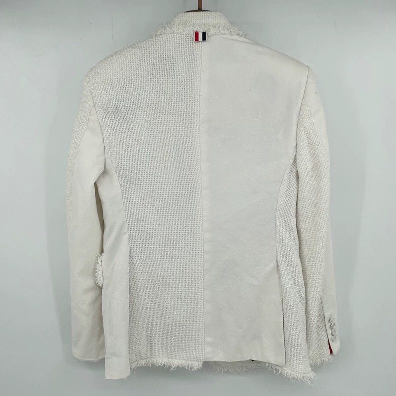 Thom Browne Thom browne Size 2 White stitched suit jacket 2504-Nextarr Size M / US 6-8 / IT 42-44 - 2 Thumbnail