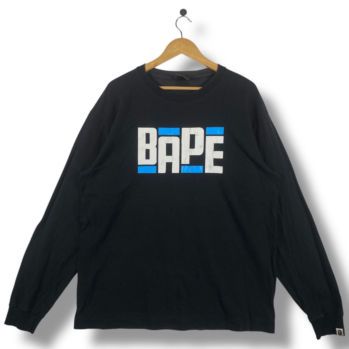 Nigo Era! Vintage BAPE Logo Graphic Longsleeve Tee Shirt