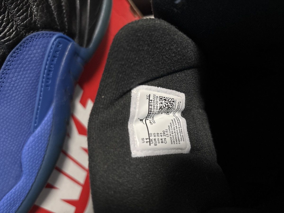 Jordan Brand Jordan 12 Retro ‘Game Royal’ Size US 11 / EU 44 - 6 Thumbnail
