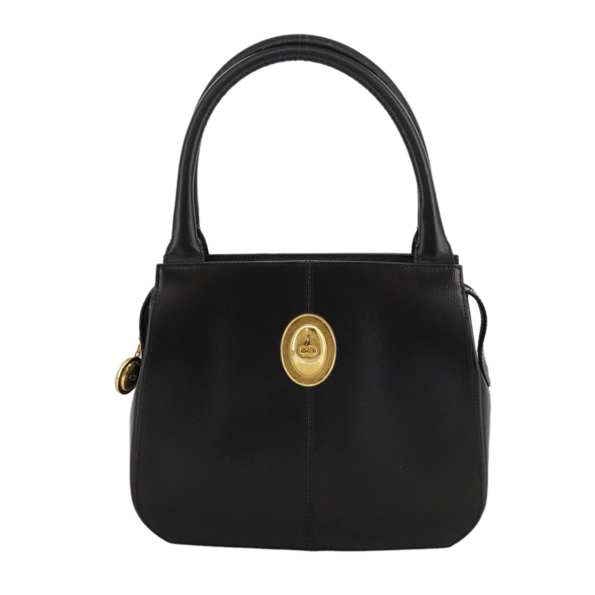 Dior Cd Black Leather Handbag (Pre-Owned) Size ONE SIZE - 1 Thumbnail