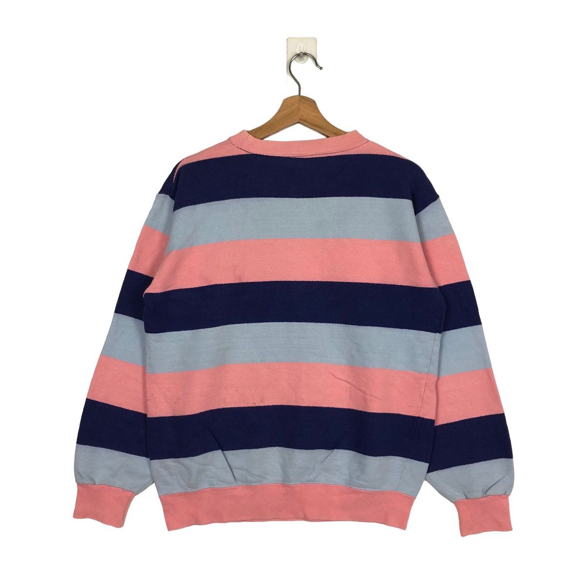 Japanese Brand VINTAGE STRIPED SWEATSHIRT OCEANIC BREEZE JAPAN ISSEY MIYAKE Size US M / EU 48-50 / 2 - 7 Thumbnail
