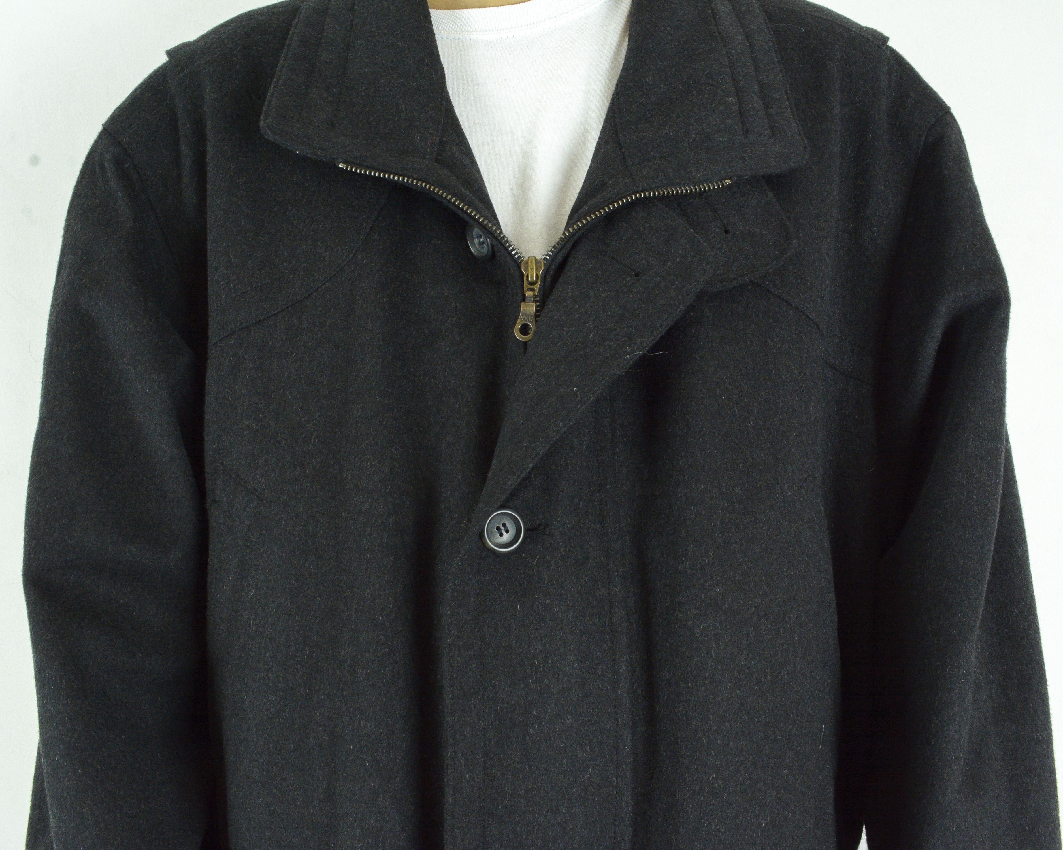 Vintage Ziller Loden 2XL Wool Cashmere Trench Jacket EU 56 Over Coat Size US XXL / EU 58 / 5 - 4 Thumbnail