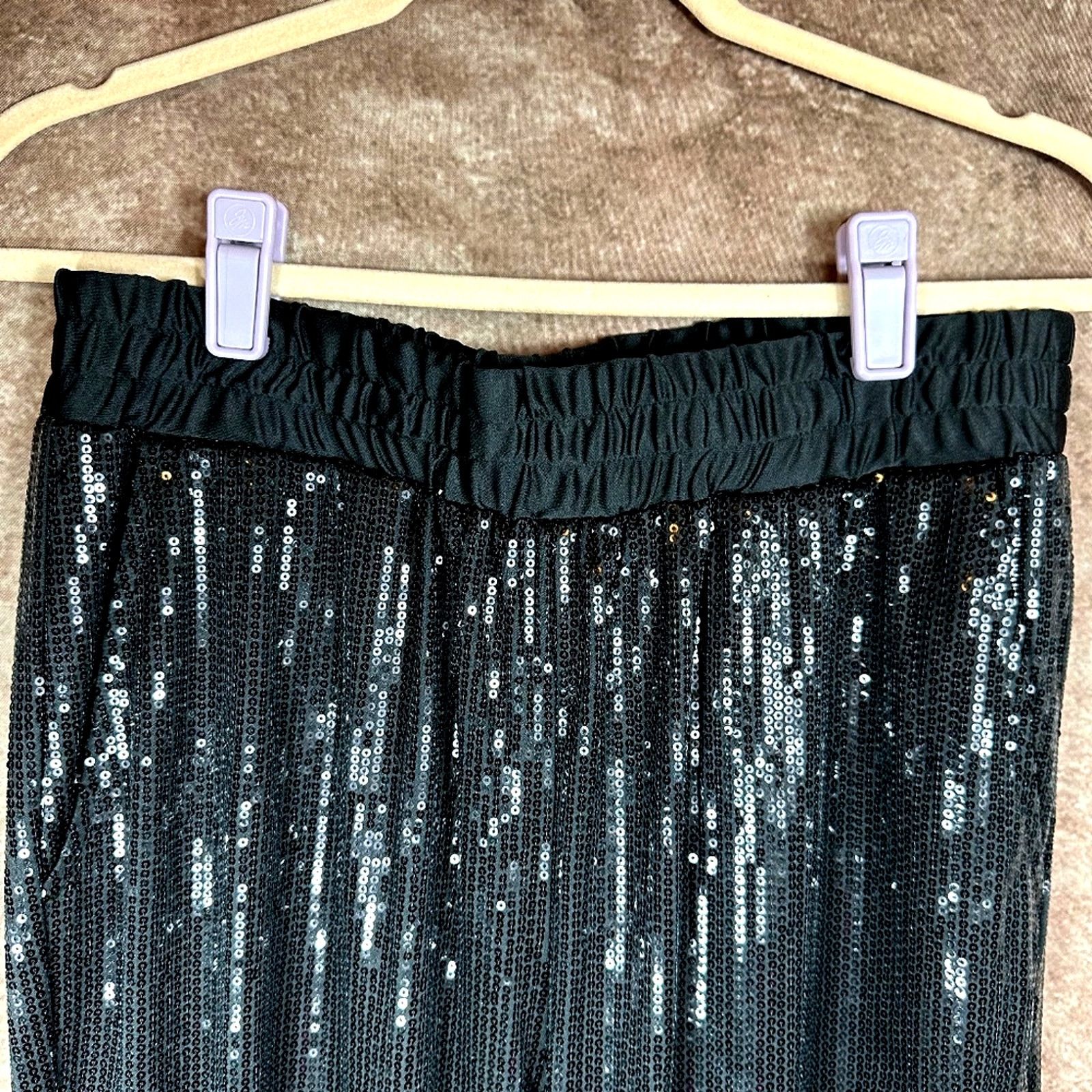 Other Shavonne Dorsey Sequin Jogger Black M Size 29" - 9 Thumbnail