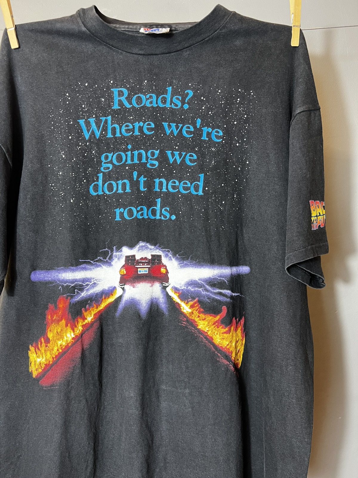 Other VINTAGE RARE 90S BACK TO THE FUTURE T SHIRT🎖️ Size US XL / EU 56 / 4 - 2 Thumbnail