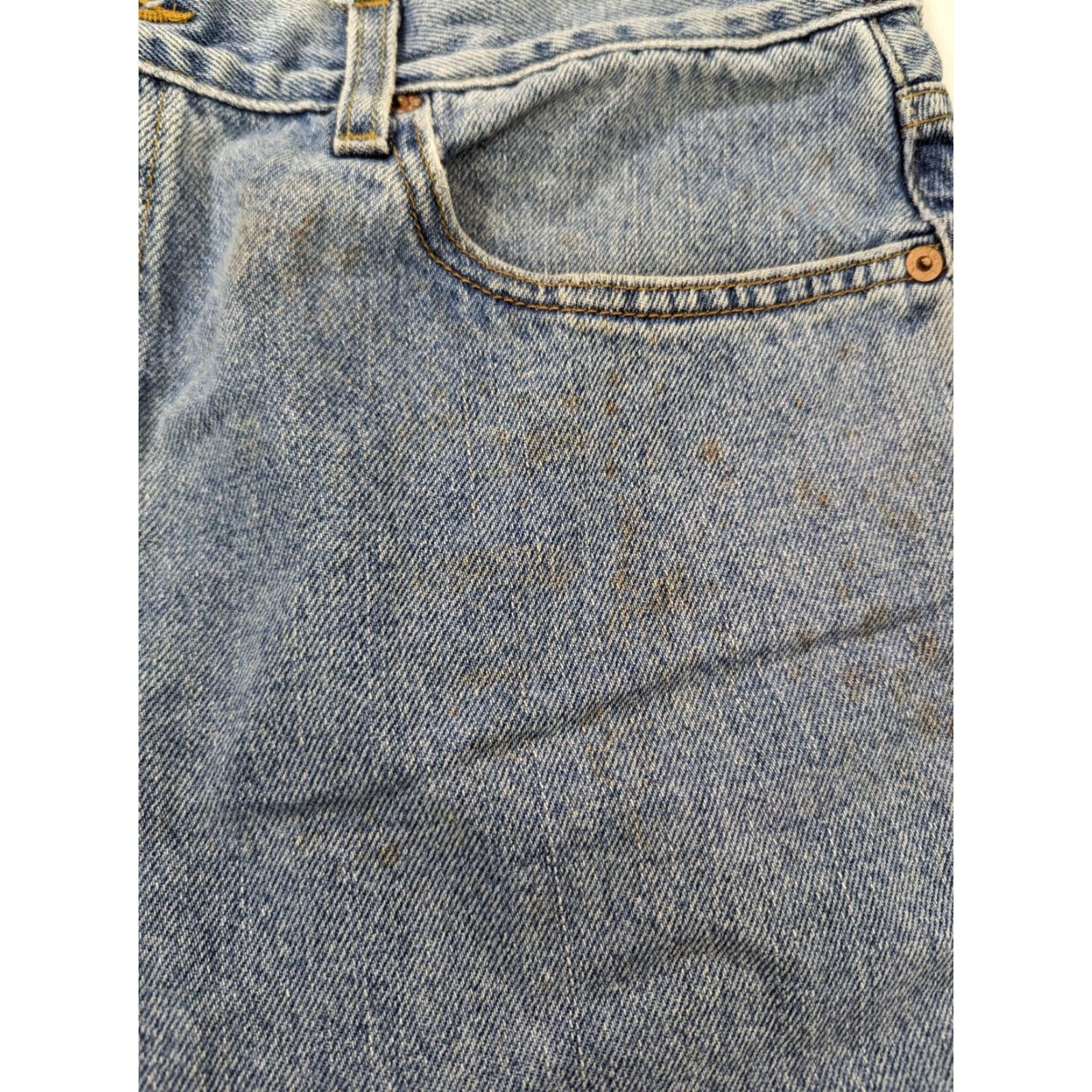 Levi's Levi's 505 Jeans Mens 36 Blue Regular Fit Straight Leg Size 36x29 M5M Size US 36 / EU 52 - 5 Thumbnail