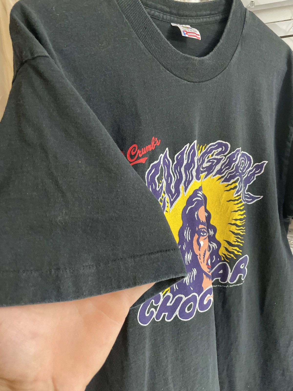 Fruit Of The Loom × Vintage 1994 DEVIL GIRL CHOCO BAR GRAPHIC SHIRT Size US L / EU 52-54 / 3 - 4 Thumbnail