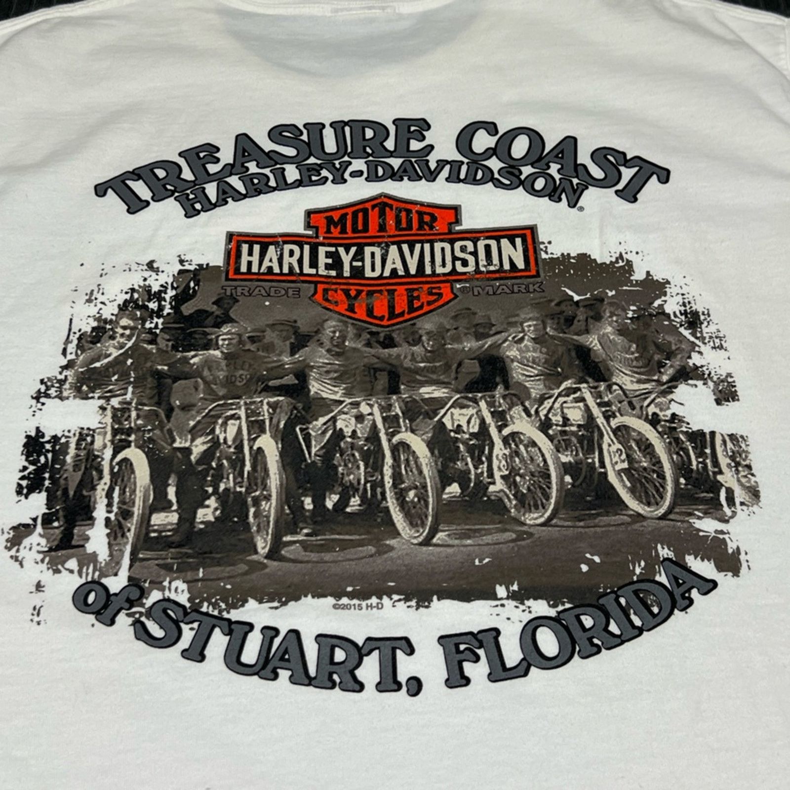 Harley Davidson Harley Davidson Shirt Stuart Florida Treasure Coast Mens Size US L / EU 52-54 / 3 - 2 Thumbnail