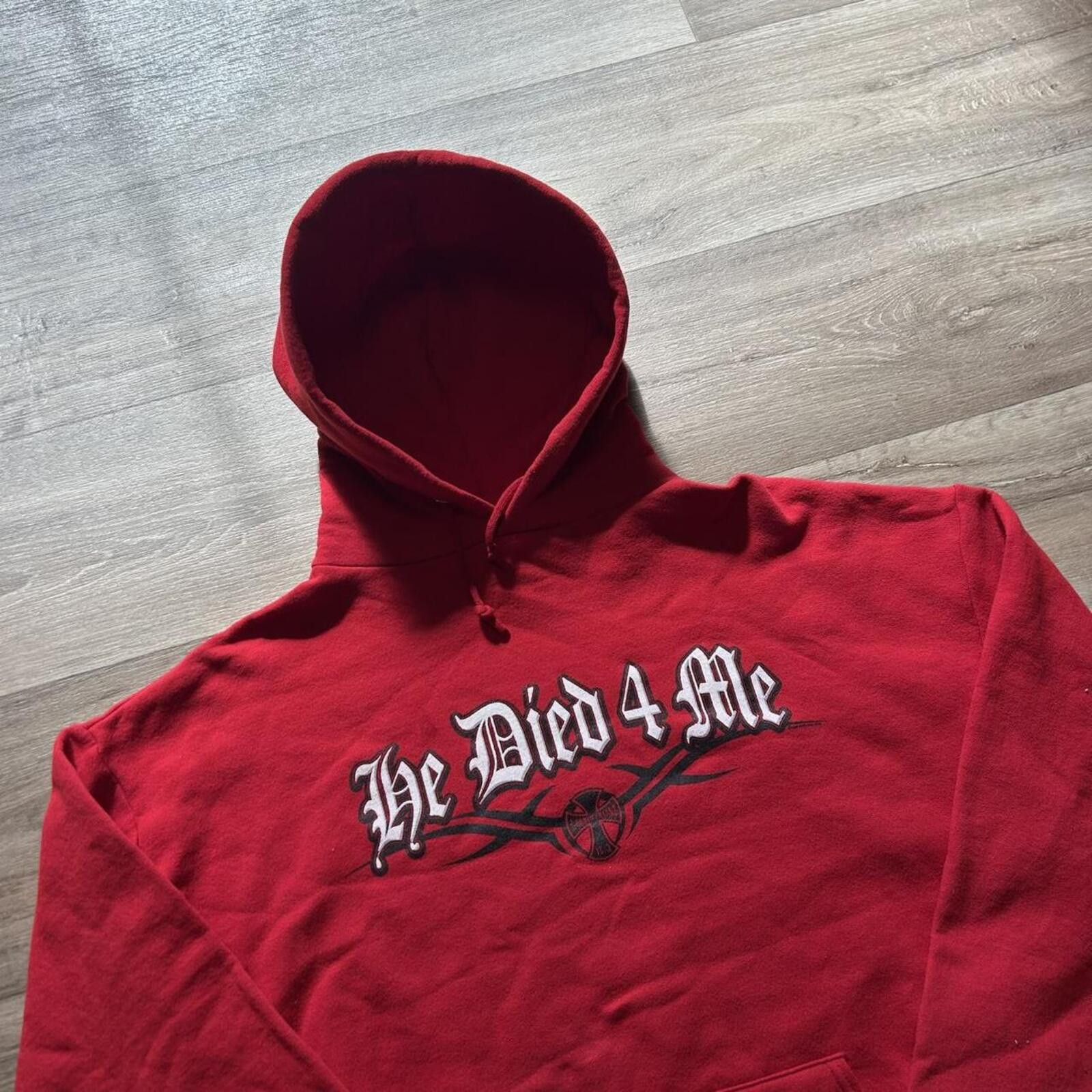 West Coast Choppers Vintage Red Jesus Hoodie West Coast Choppers style hoodie XL Size US XL / EU 56 / 4 - 3 Thumbnail