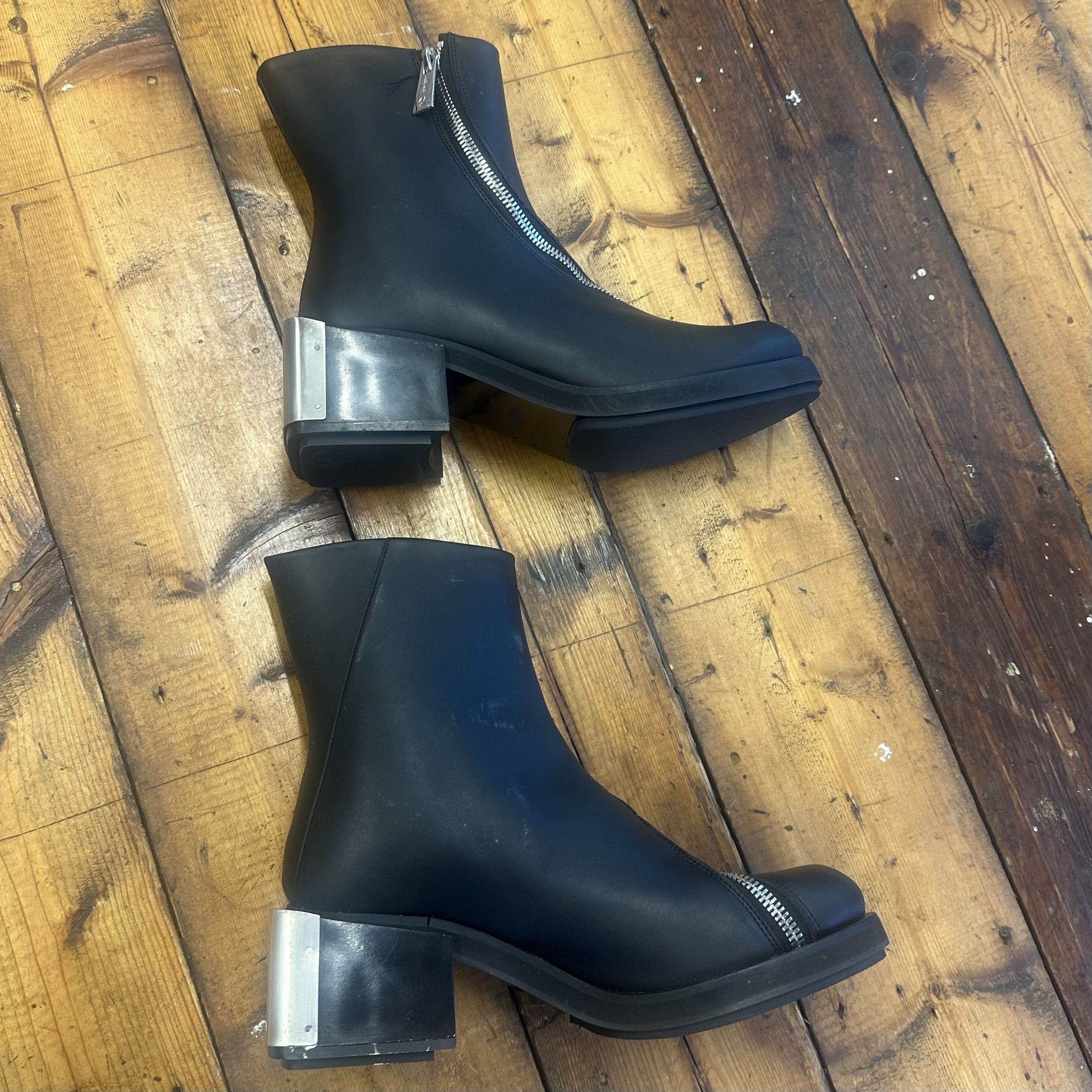GmbH GMBH Black Ergonomic Riding Ankle Boots Size US 10 / EU 43 - 4 Thumbnail