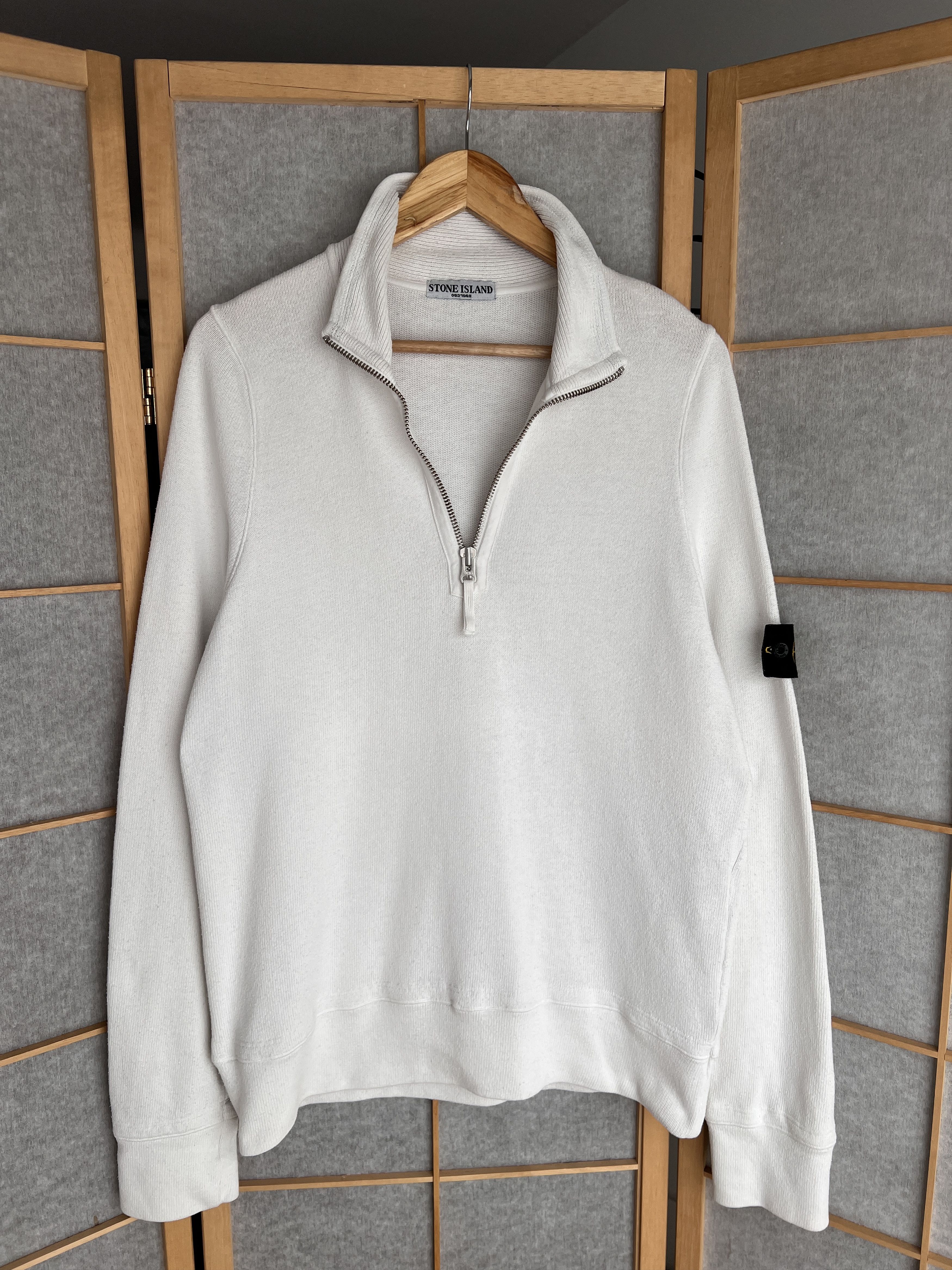 Stone Island Rare! Stone Island VTG 2007 knit half zip sweater old money Size US L / EU 52-54 / 3 - 5 Thumbnail