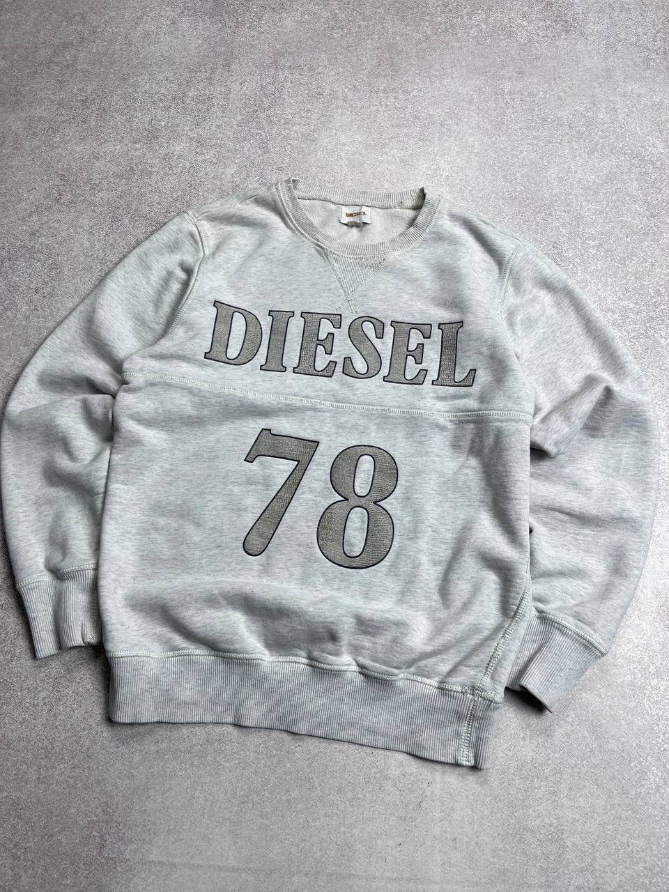 Diesel × Vintage Vintage Diesel Avantgarde Spellout Boxy Sweatshirt Y2K S Size US S / EU 44-46 / 1 - 2 Thumbnail
