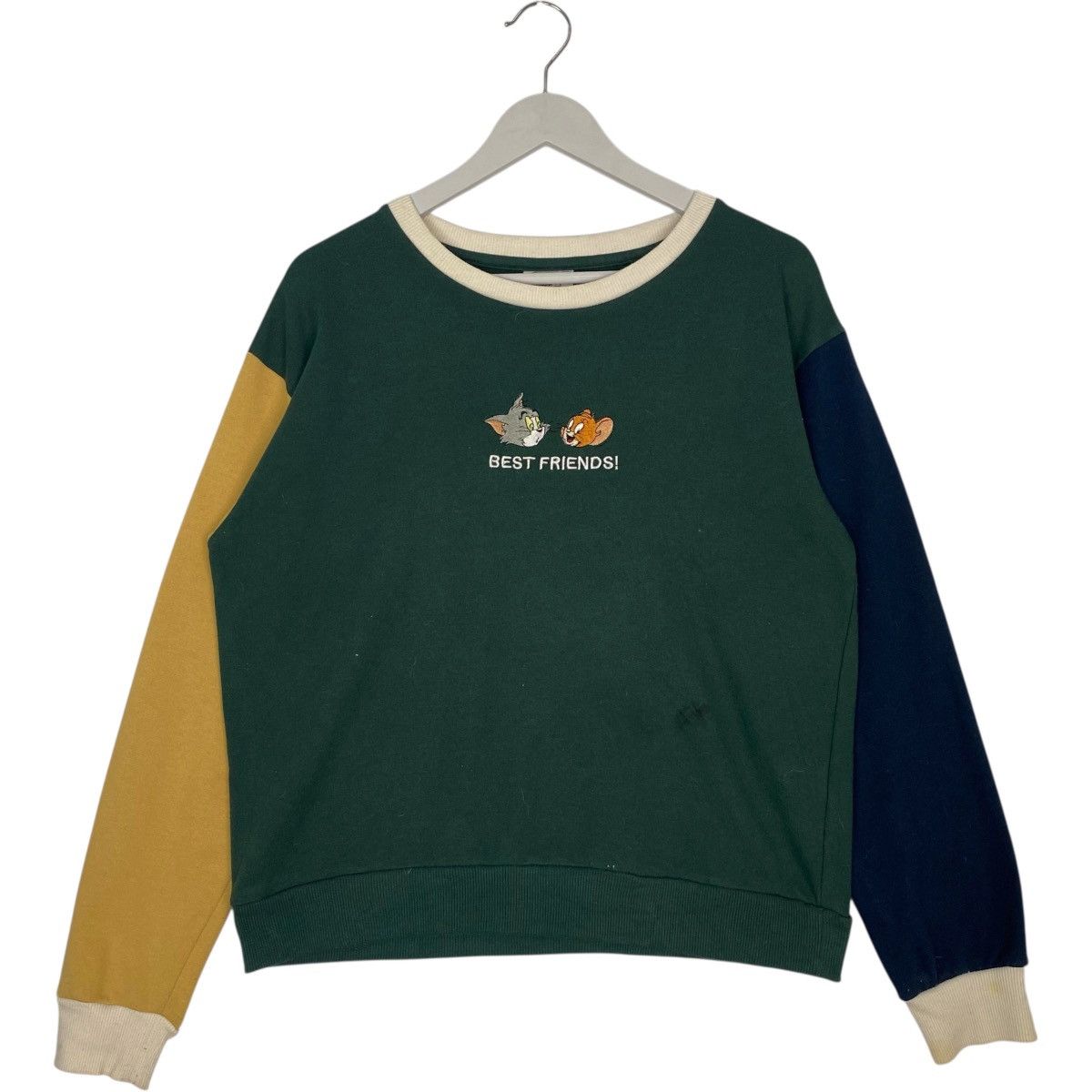 Vintage Vintage Tom Jerry’s Sweatshirt Crewneck Grey Back Hit Green Size US M / EU 48-50 / 2 - 1 Thumbnail
