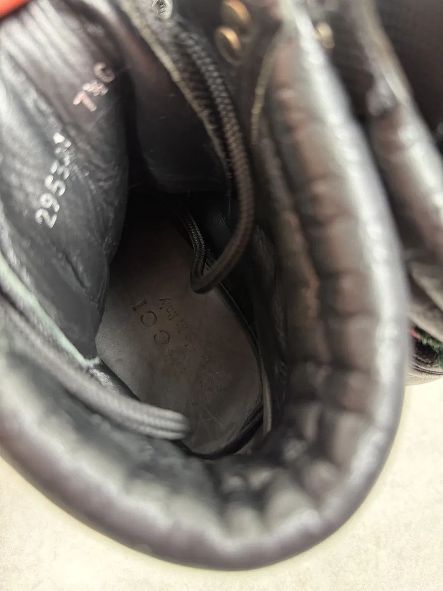 Gucci 2000s Gucci Black Signature Leather Boots Size US 8.5 / EU 41-42 - 8 Thumbnail