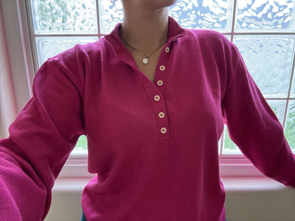 Vintage Society hot pink M women’s vintage sweater so soft pullover Size M / US 6-8 / IT 42-44 - 1 Thumbnail