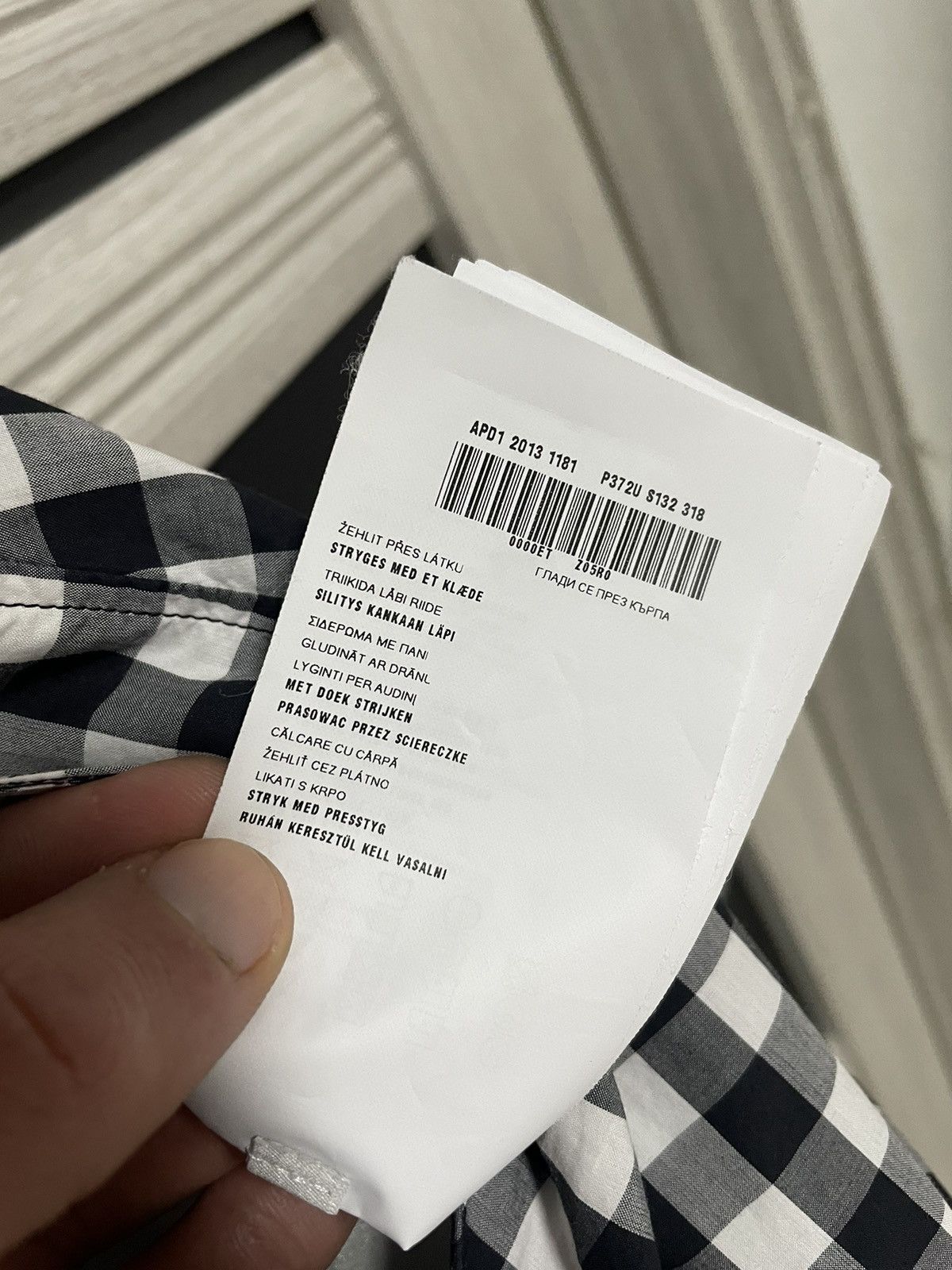 Prada Prada Pre-Fall 2013 Gingham Off-Shoulder Dress Campaign Size S / US 4 / IT 40 - 24 Thumbnail
