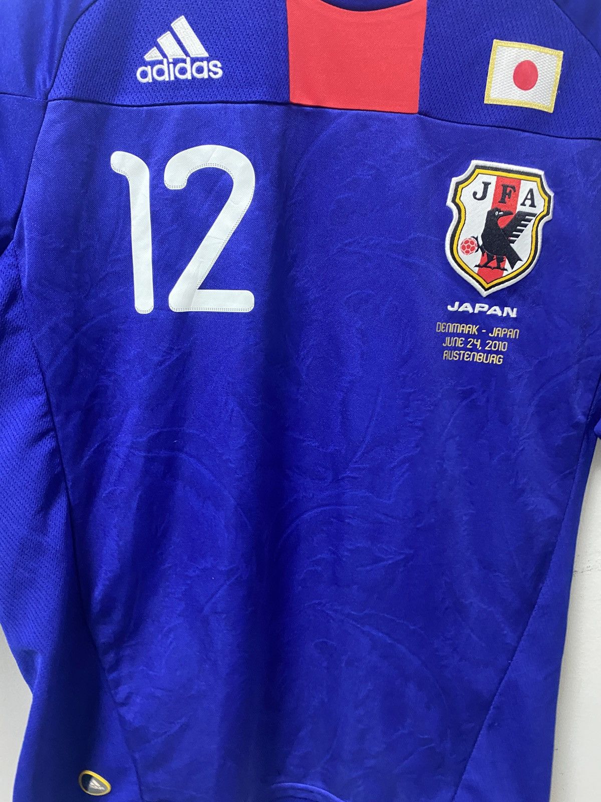 Adidas Japan Fifa World Cup 2010 ✖️Japan vs denmark,Austenbuang Size US L / EU 52-54 / 3 - 3 Thumbnail