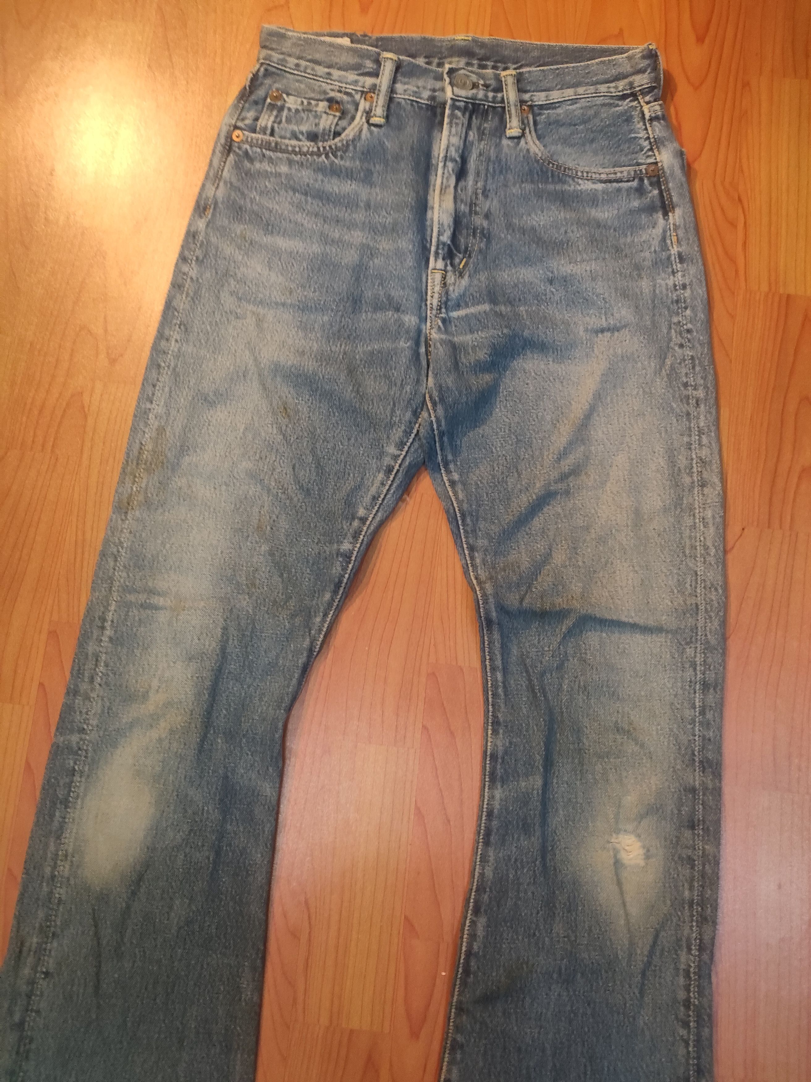 45rpm × If Six Was Nine Flare🔥🔥45Rpm Distressed Jeans Size US 28 / EU 44 - 8 Thumbnail