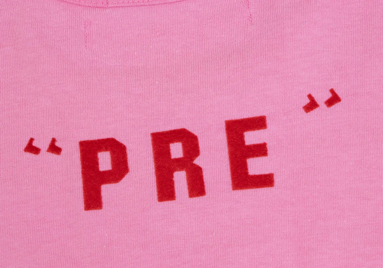 Junya Watanabe Pink Swoosh Logo Print T-Shirt, Size F Size US M / EU 48-50 / 2 - 11 Thumbnail