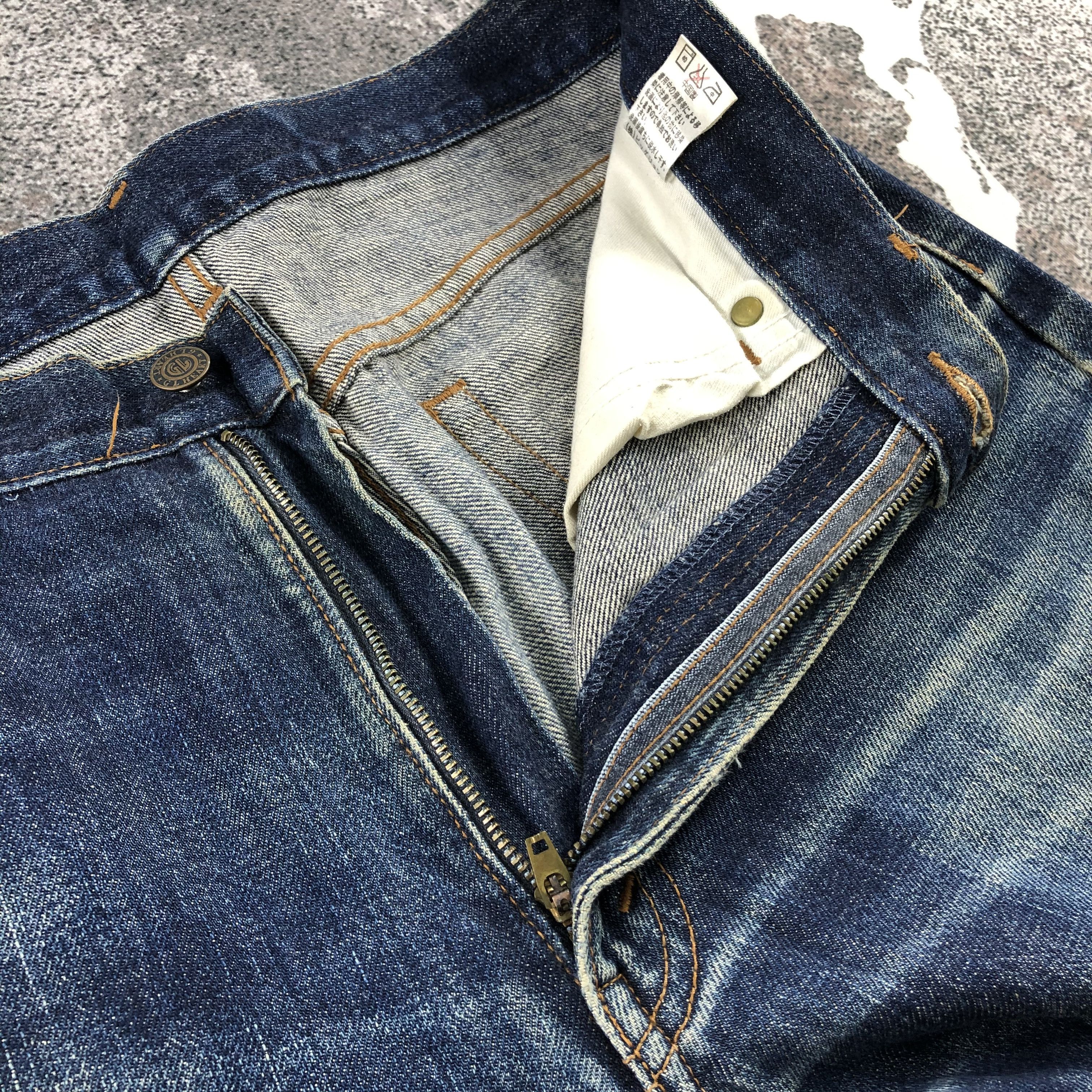 Japanese Brand Vintage GL Heart Jeans Rusty Wash Denim KJ736 Size US 32 / EU 48 - 9 Thumbnail