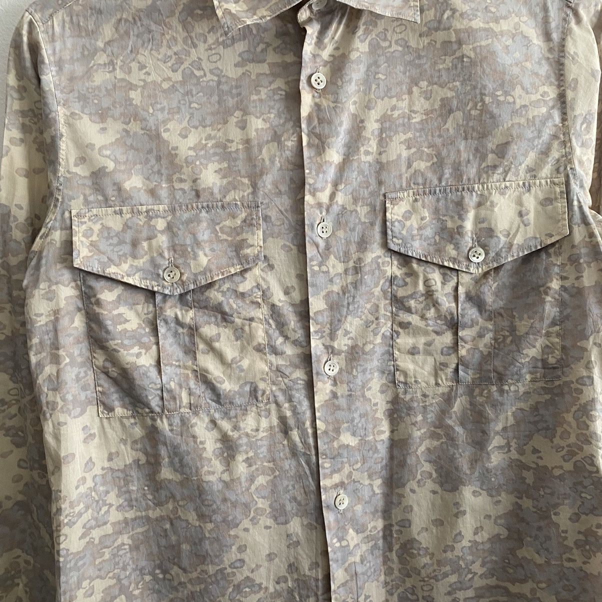A.P.C. APC Y2K Unique Camouflage Button Up Shirts Size US S / EU 44-46 / 1 - 2 Thumbnail