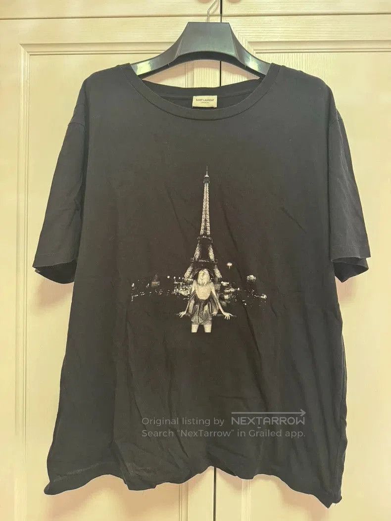 Saint Laurent Paris SAINT LAURENT Paris Tower Short Sleeve L. Size US L / EU 52-54 / 3 - 1 Thumbnail