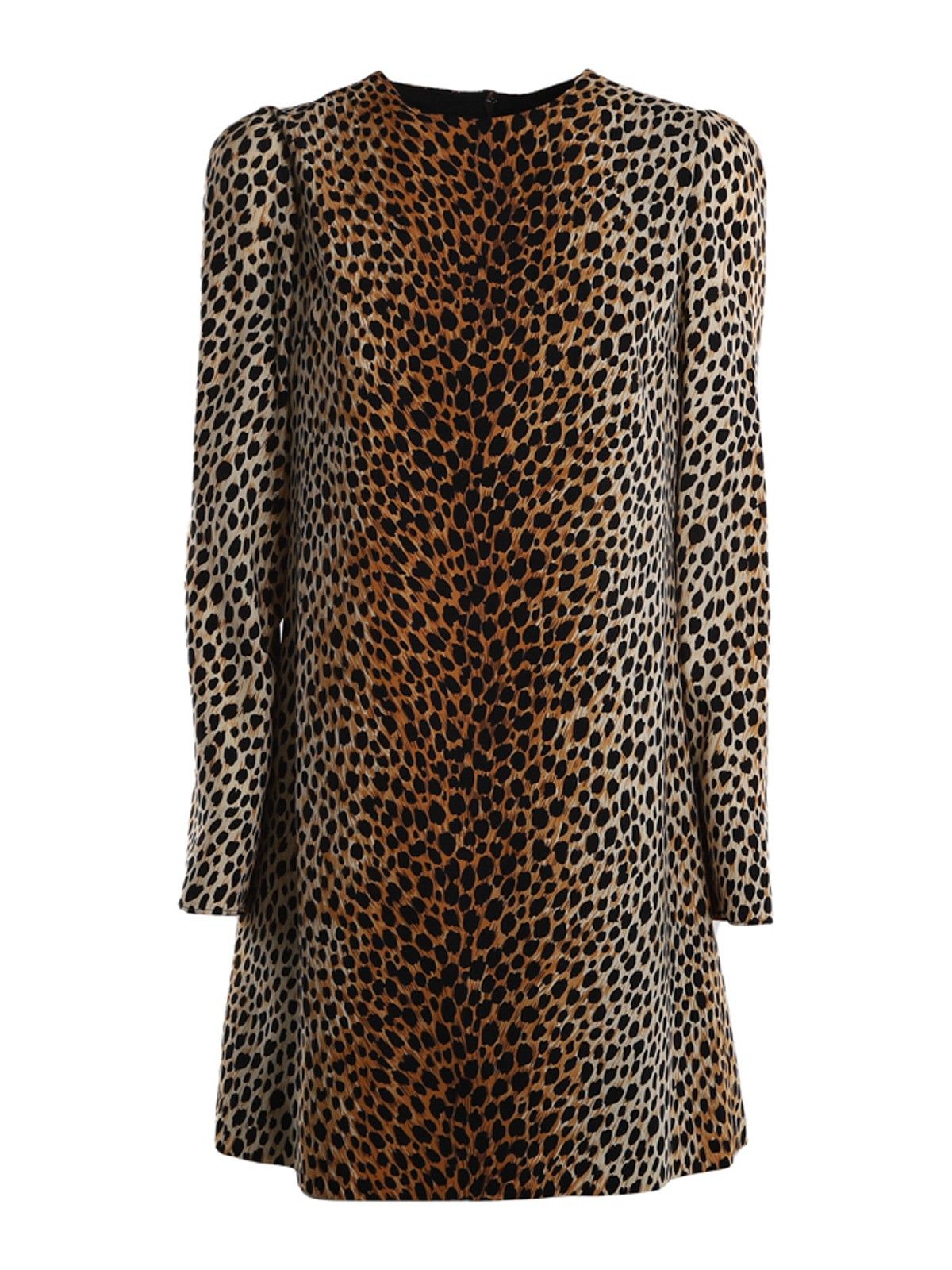 o1y0825 Leopard-Print Mini Dress in Beige