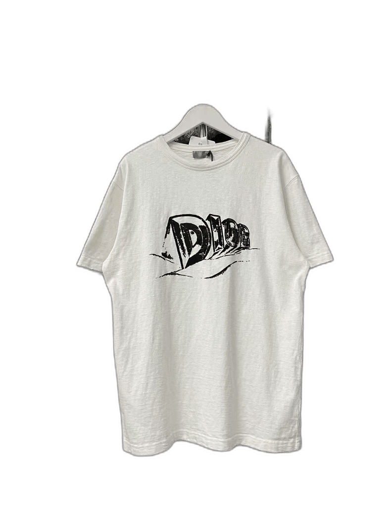 Dior Dior Oversized Logo Short Sleeve T-Shirt | Grailed