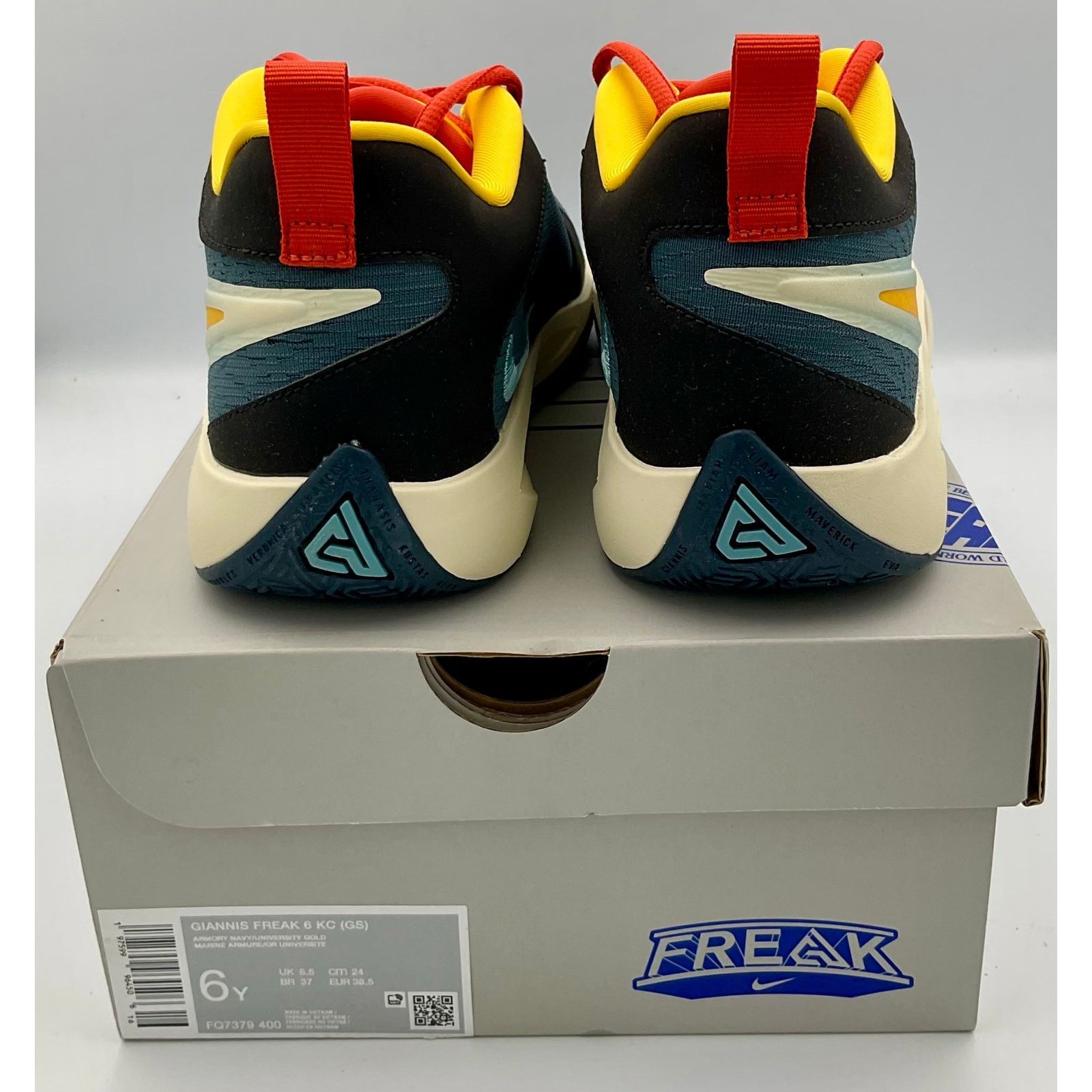 Nike Nike Giannis Freak 6 GS Olympic Origins FQ7379400 Sz 6 Size US 6 / EU 39 - 6 Thumbnail