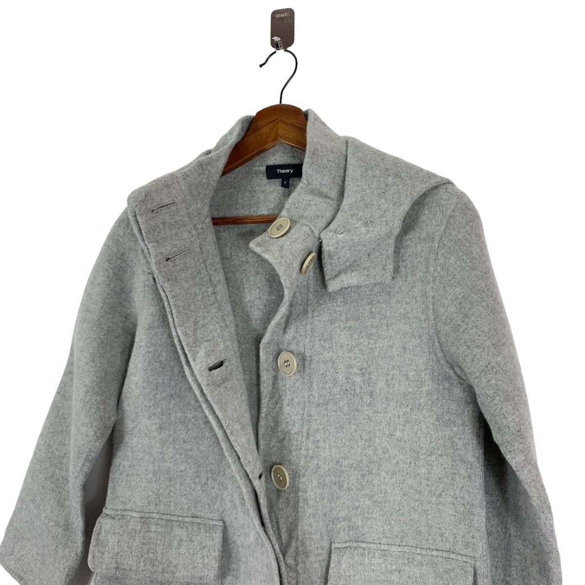 Theory 🔥🔥 THEORY HOODIE DUFFLE COAT Size US S / EU 44-46 / 1 - 6 Thumbnail