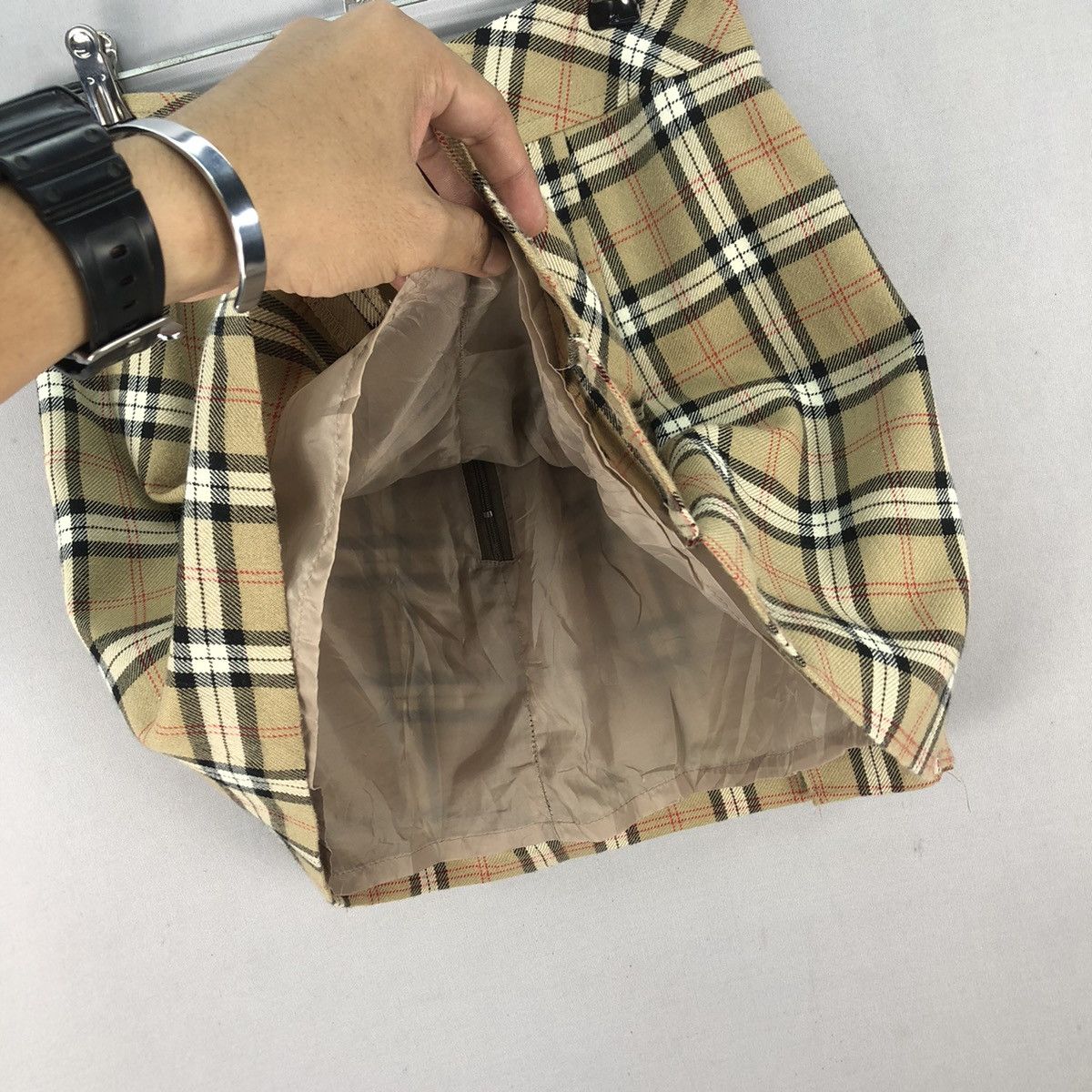 Japanese Brand The Bad And The Beautiful Nova Check Mini Skirts Size 24" / US 00 / IT 34 - 5 Thumbnail