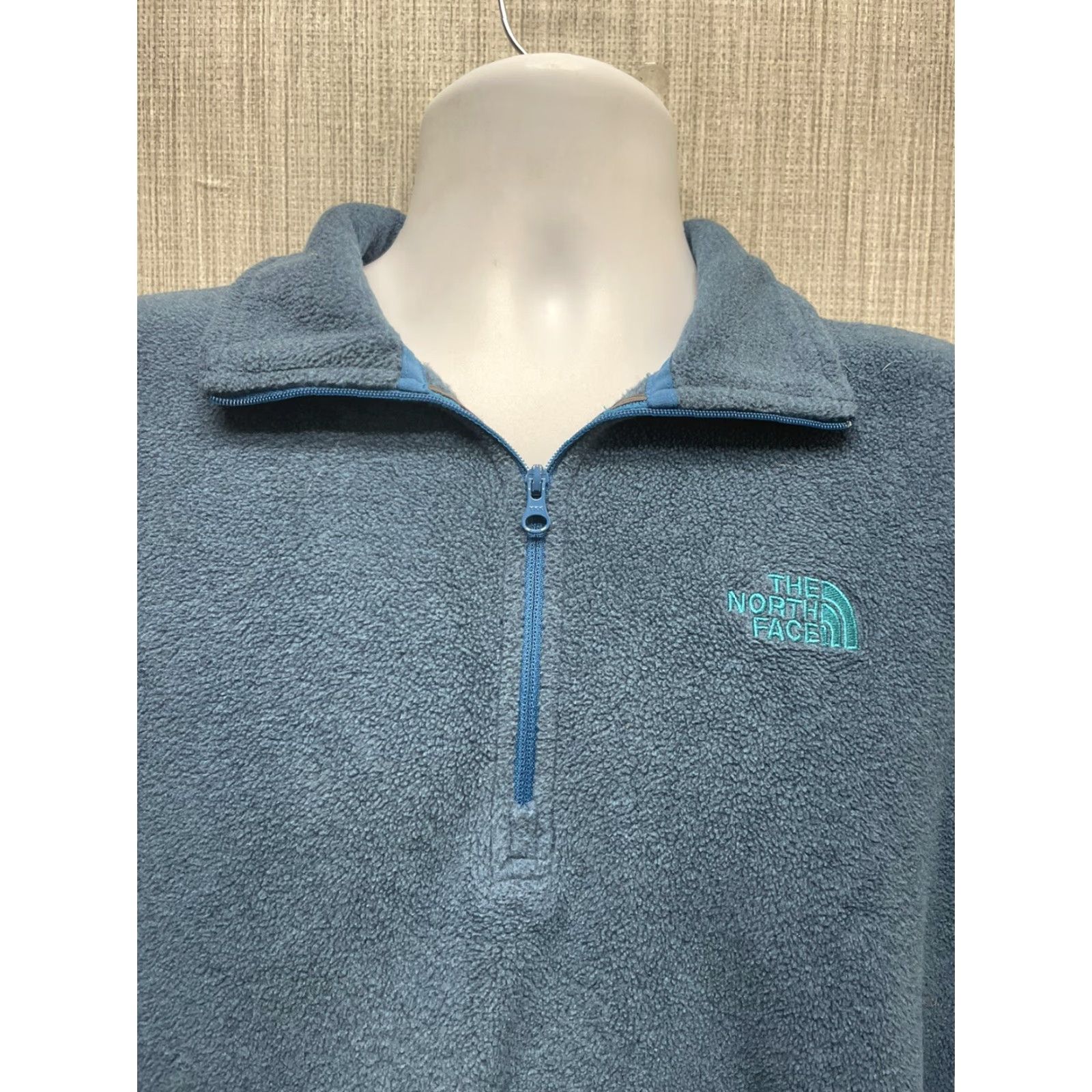 The North Face The North Face Blue Half Zip Pullover Mens M Size US M / EU 48-50 / 2 - 2 Thumbnail