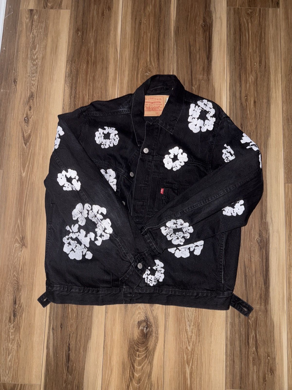 DENIM TEARS Denim Tears BLACK Denim Jacket Size US L / EU 52-54 / 3 - 4 Thumbnail