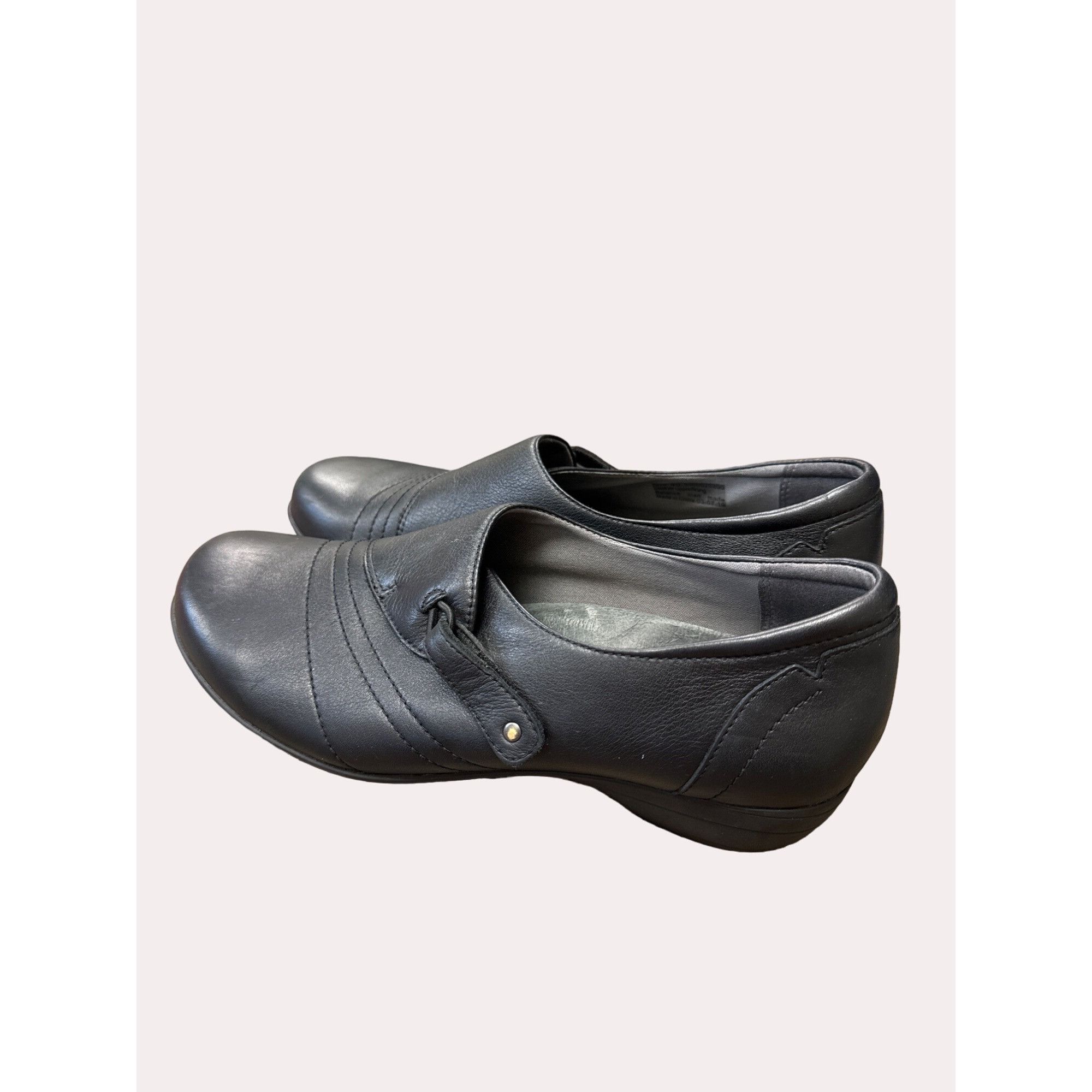Dansko DANSKO women’s black leather slip on shoe size 8.5 SKU 6180 Size US 8.5 / IT 38.5 - 4 Thumbnail
