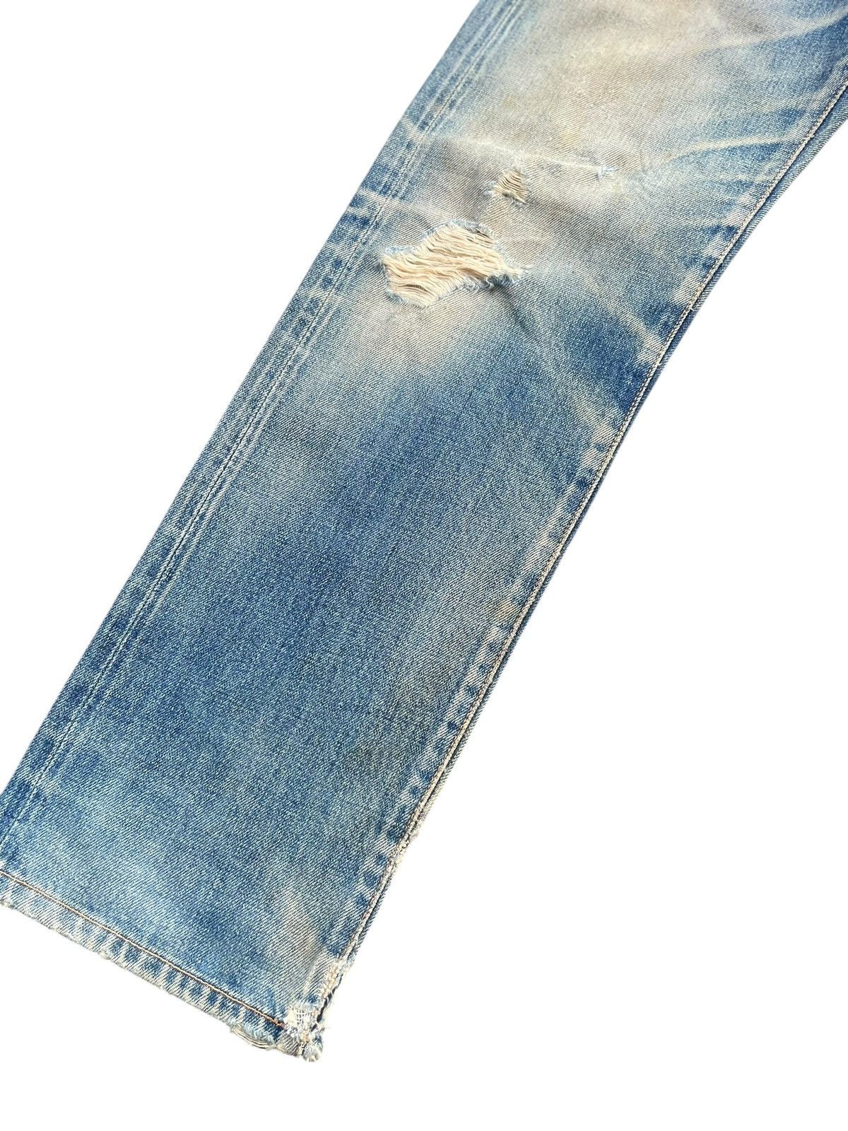 HRMTG Vintage Iron HR Market Selvedge Distresed Denim Size US 31 - 5 Thumbnail