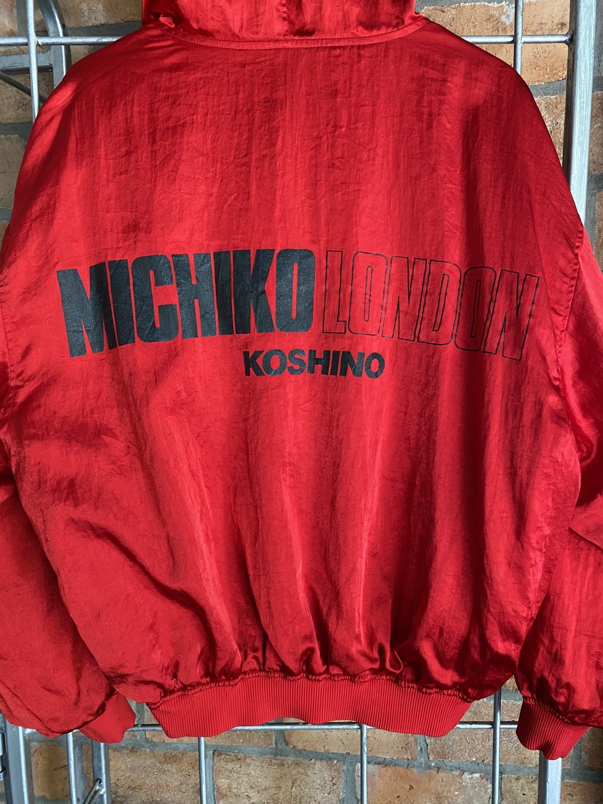 MICHIKO Red Reversible Hoodie Jacket