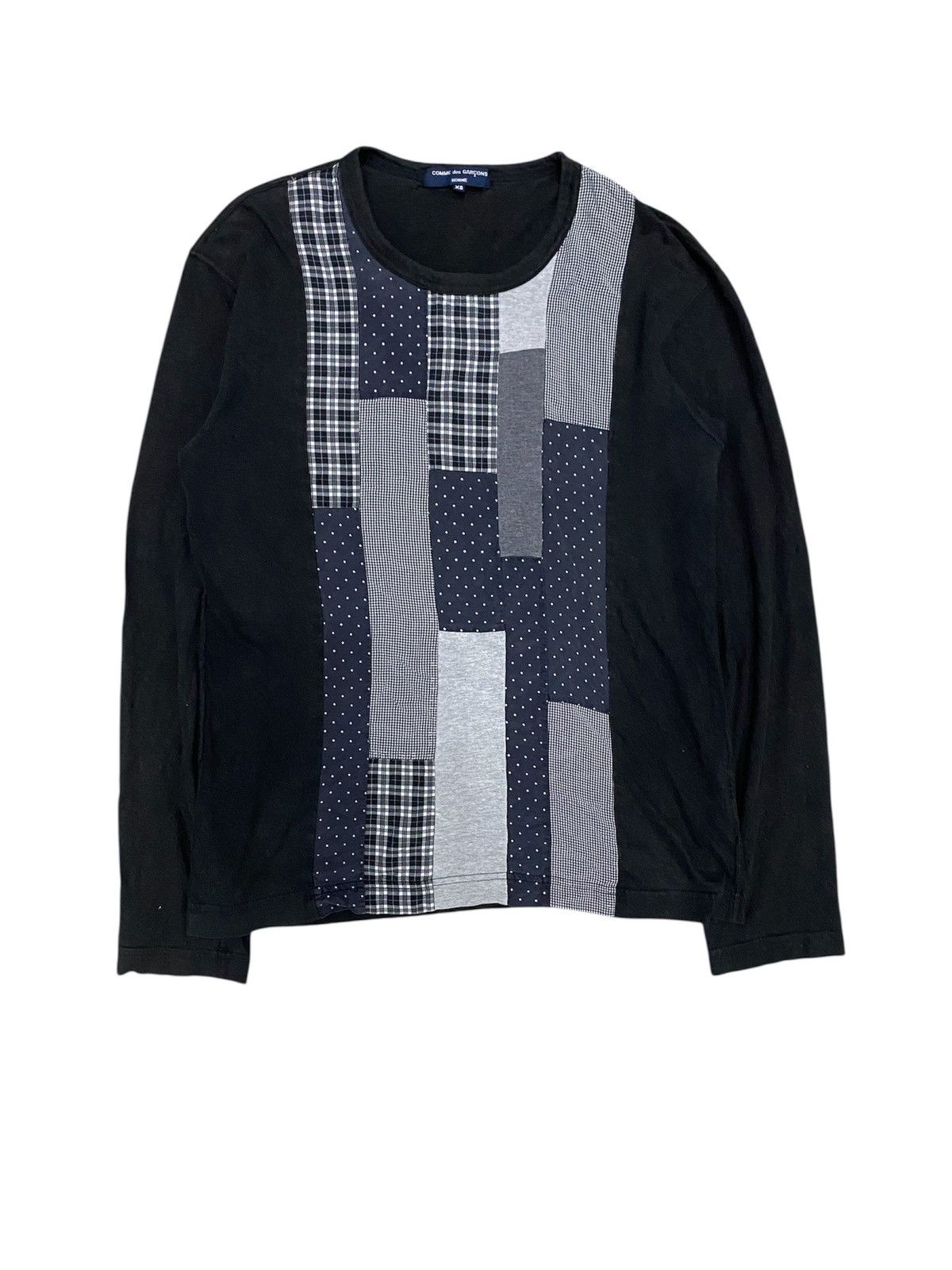 Comme des Garcons Homme 2006 CDGH patchwork reconsuction long sleeve Size US S / EU 44-46 / 1 - 1 Thumbnail
